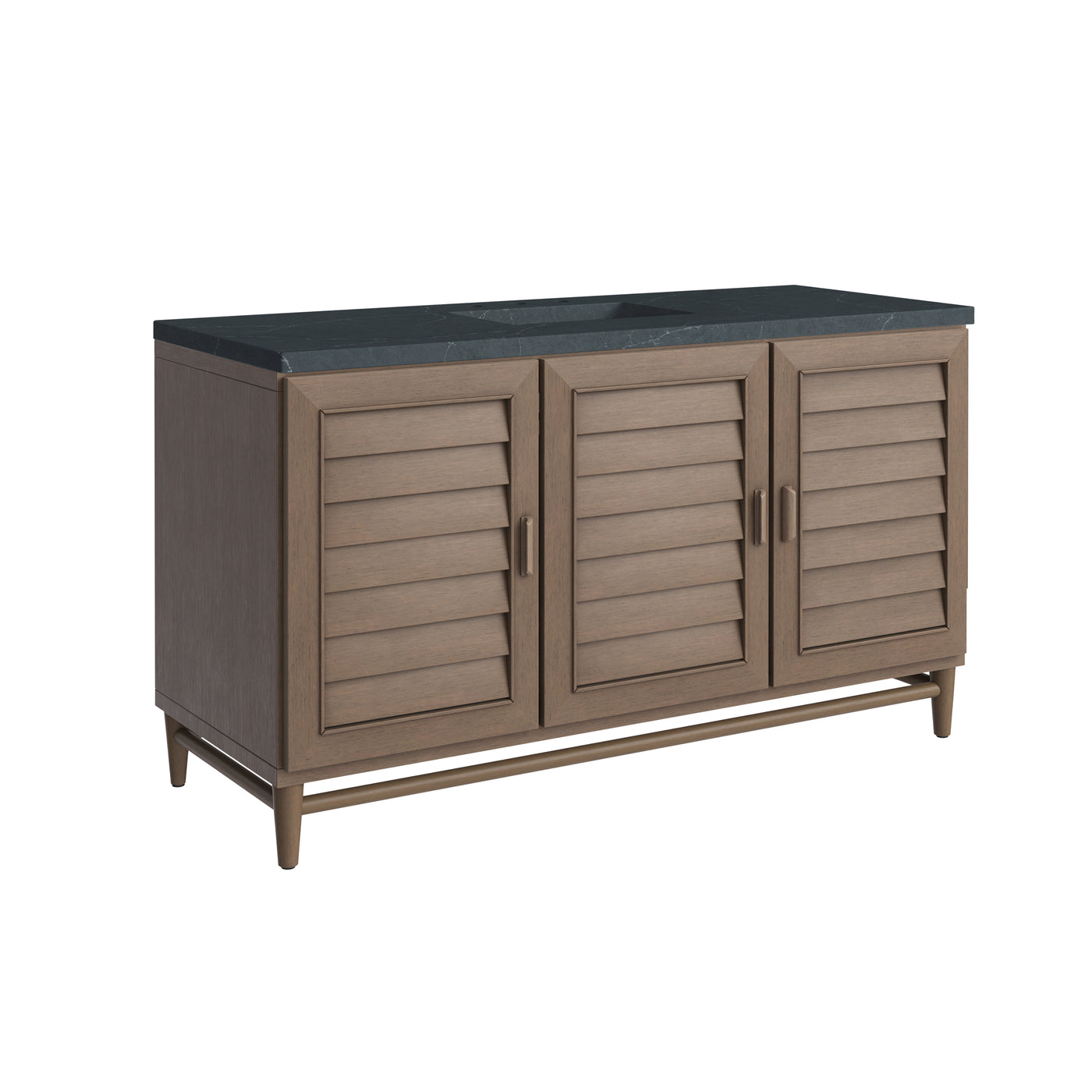 James Martin Portland 60" Single Bathroom Vanity, Whitewashed Walnut, view 37