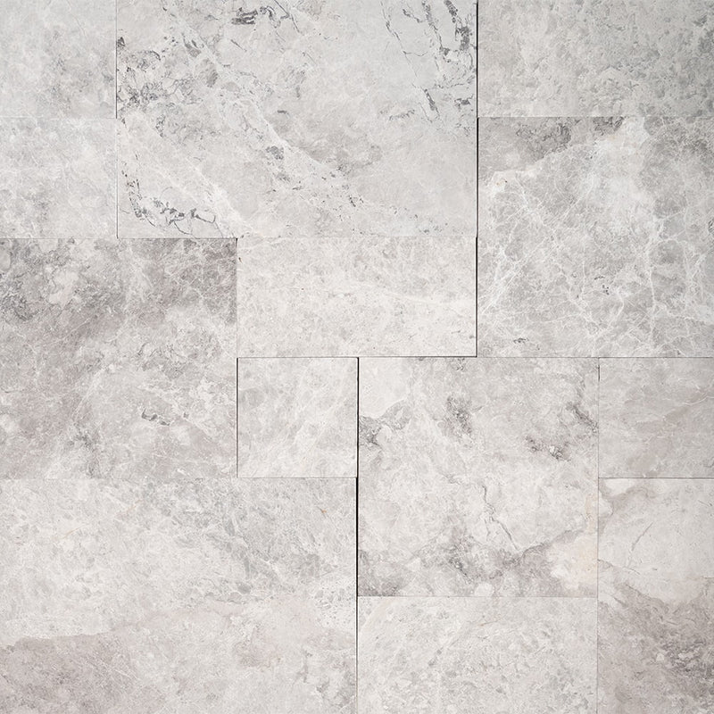 Wynwood Gray Brushed French Pattern Marble Pavers Various Marble Brushed Various Pavers