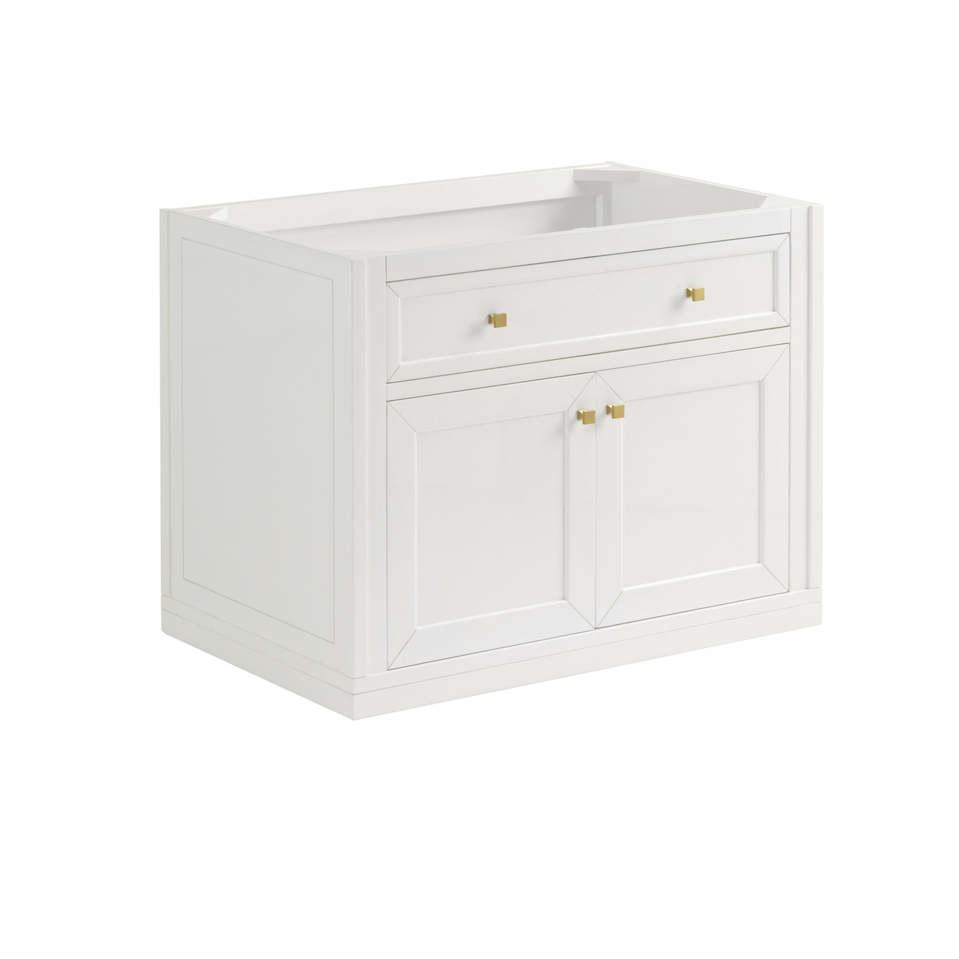 James Martin Chicago 36" Single Bathroom Vanity, Glossy White, view 14
