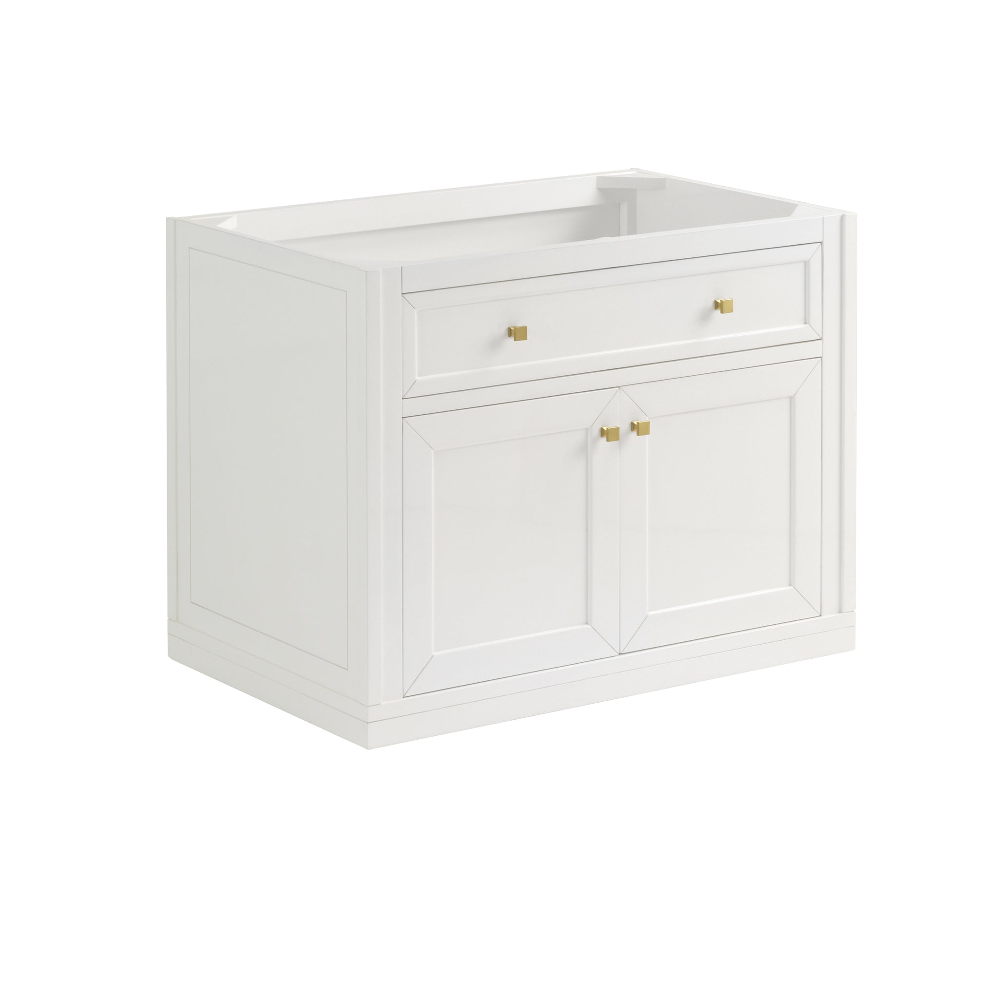 James Martin Chicago 36" Single Bathroom Vanity, Glossy White, view 14