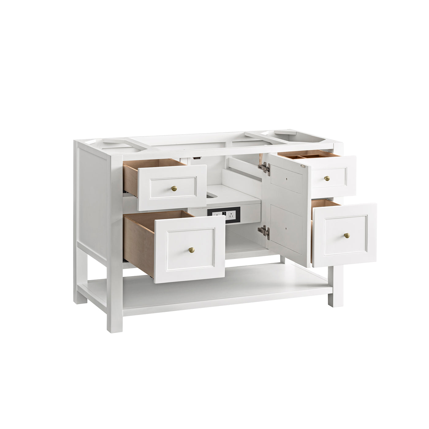 James Martin Breckenridge 48" Single Bathroom Vanity, Bright White, view 23