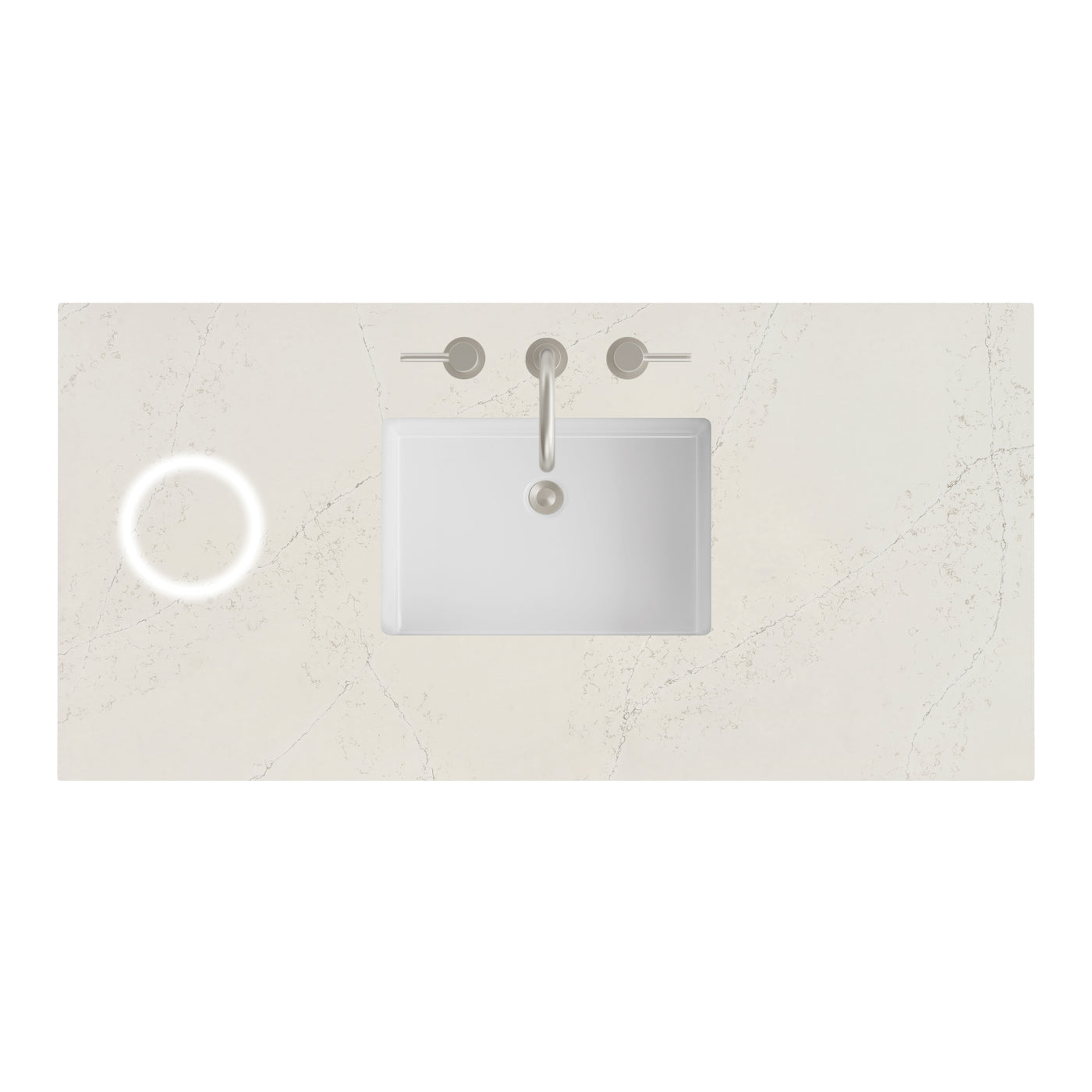 James Martin 48" Single Vanity Top with Siberian (Silestone, FreePower) countertop