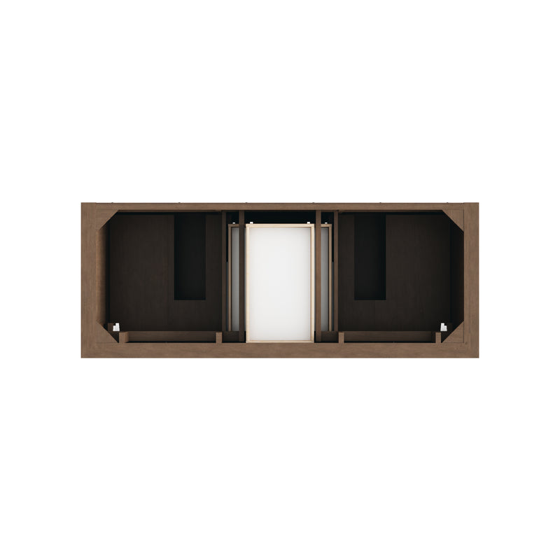 James Martin Brookfield 60" Double Vanity Cabinet, Pecan, view 2