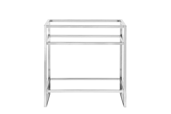 James Martin Boston 31.5" Console Base, Brushed Nickel