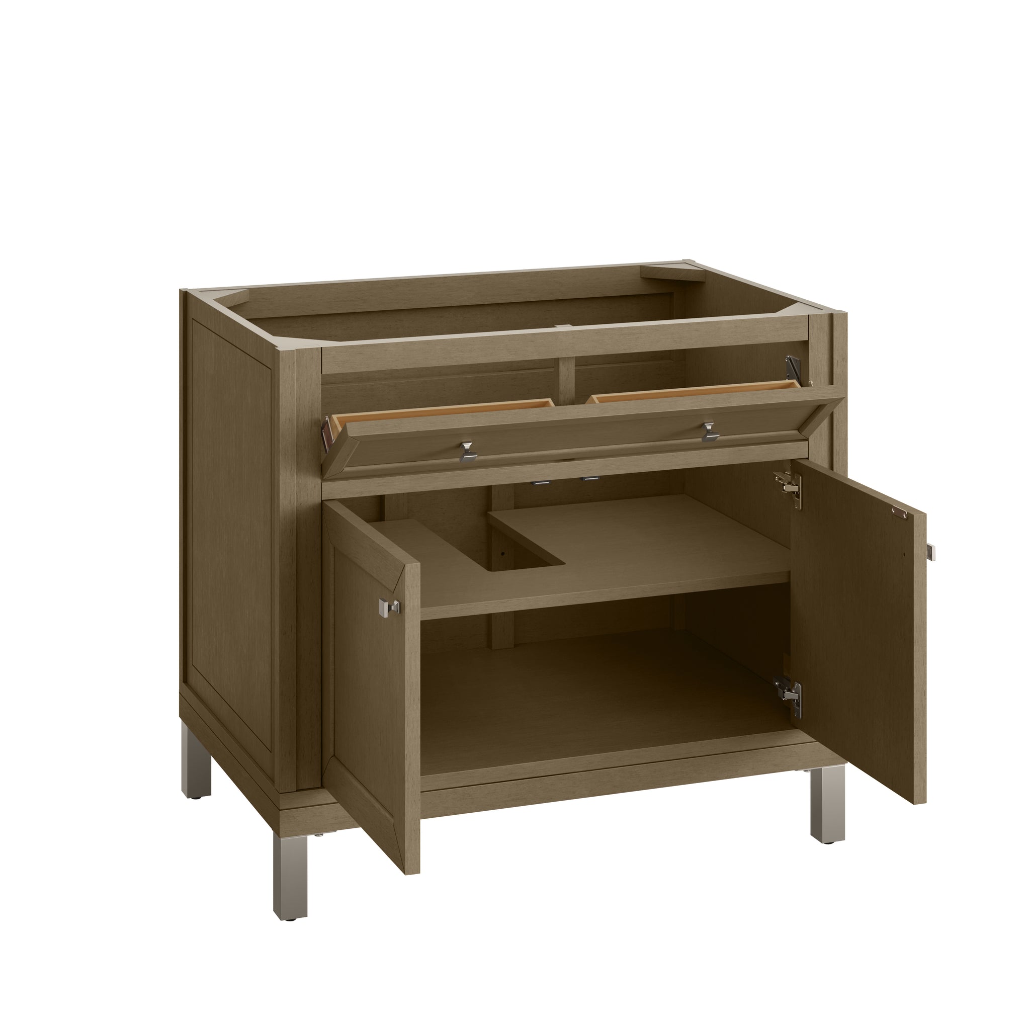 James Martin Chicago 36" Single Bathroom Vanity, Walnut Whisper, view 15