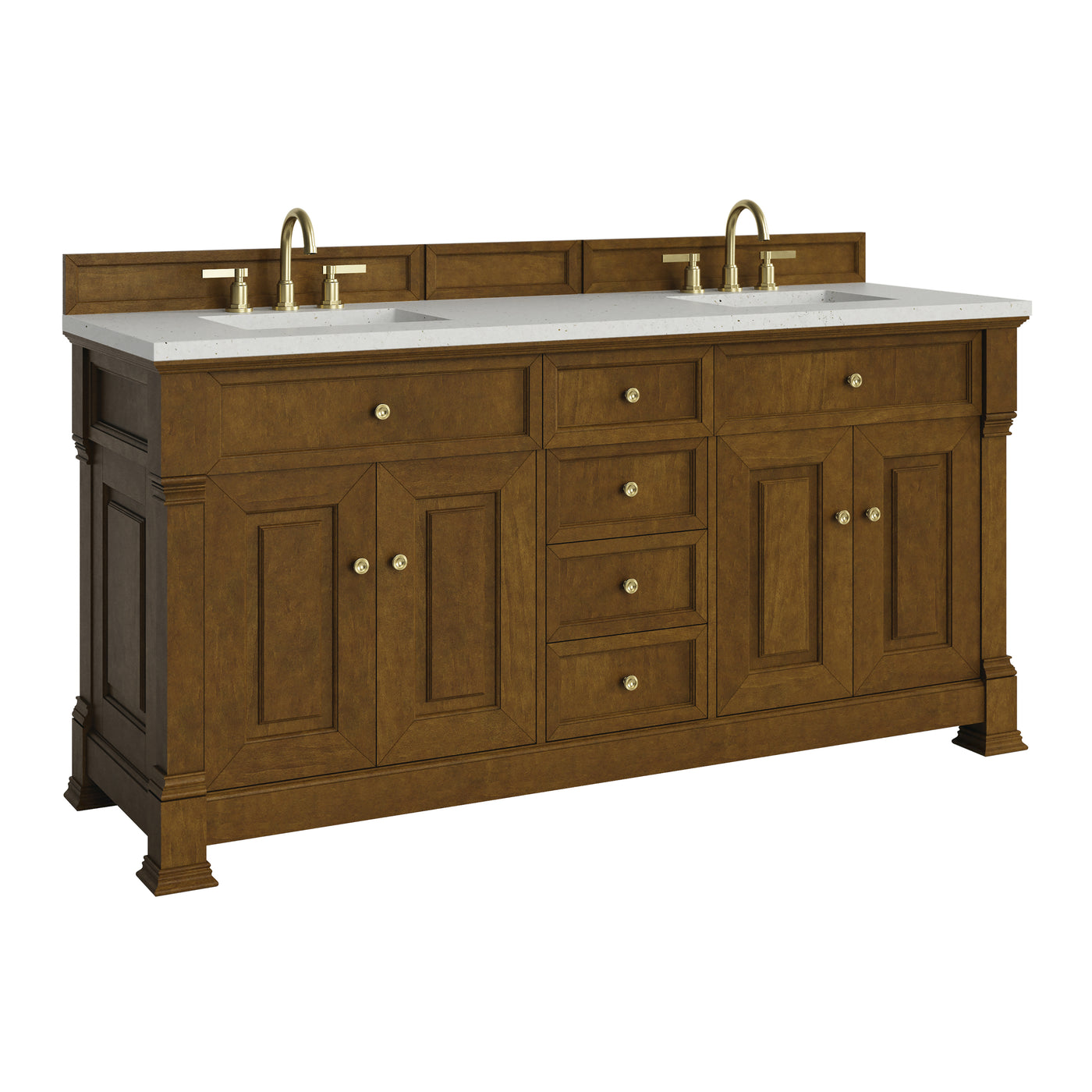James Martin Brookfield 72" Double Bathroom Vanity, Honey Oak, view 22