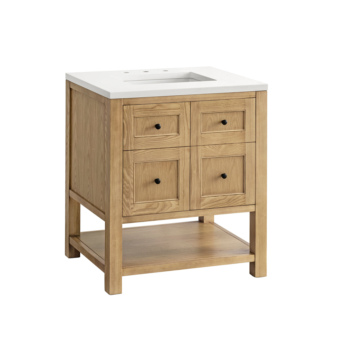 James Martin Breckenridge 30" Single Bathroom Vanity, Light Natural Oak, view 34
