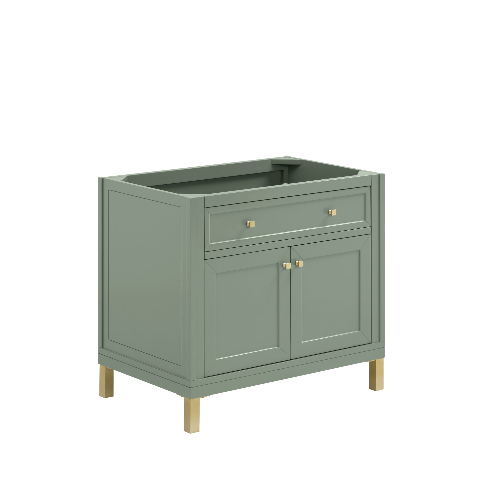 James Martin Chicago 36" Single Bathroom Vanity, Smokey Celadon, view 12