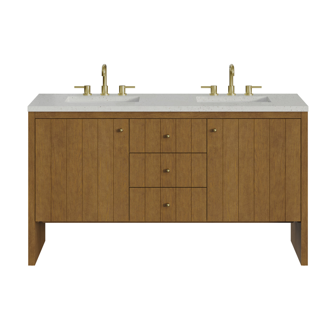 James Martin Hudson 60" Double Bathroom Vanity, Honey Oak, view 31
