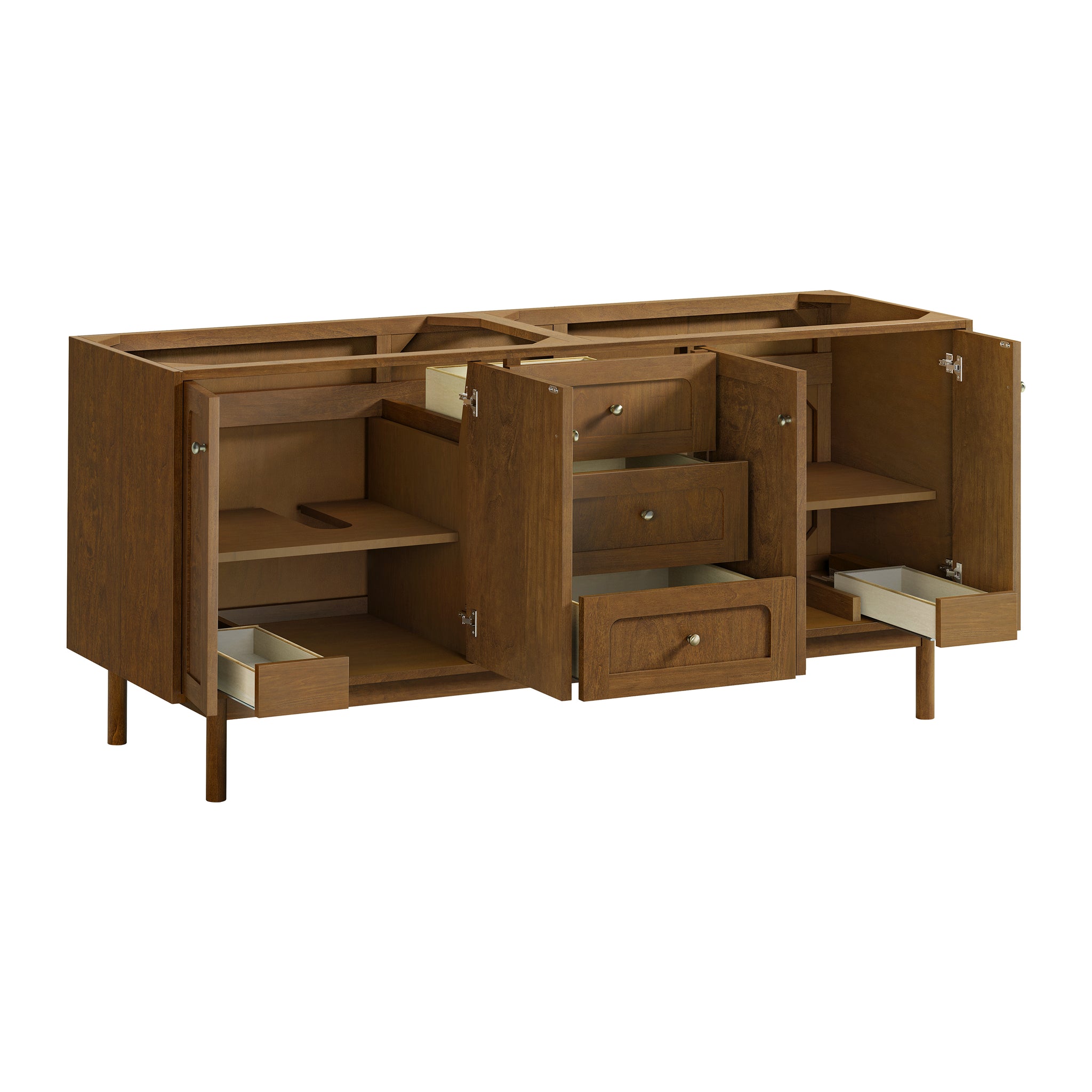 James Martin Laurent 72" Dual Mount Double Bathroom Vanity, Honey Oak, view 22
