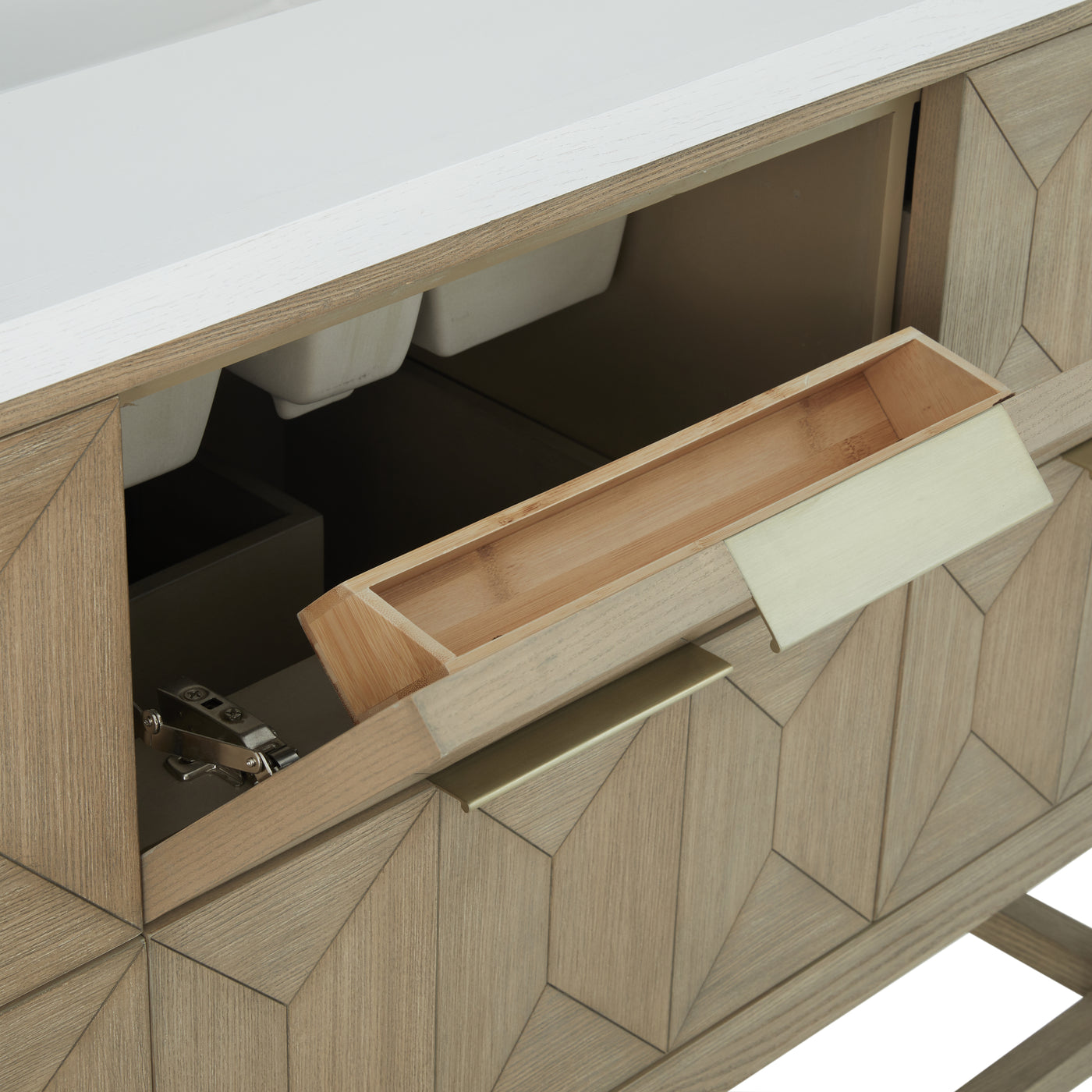 James Martin Emmeline 48" Single Bathroom Vanity, Pebble Oak, view 25
