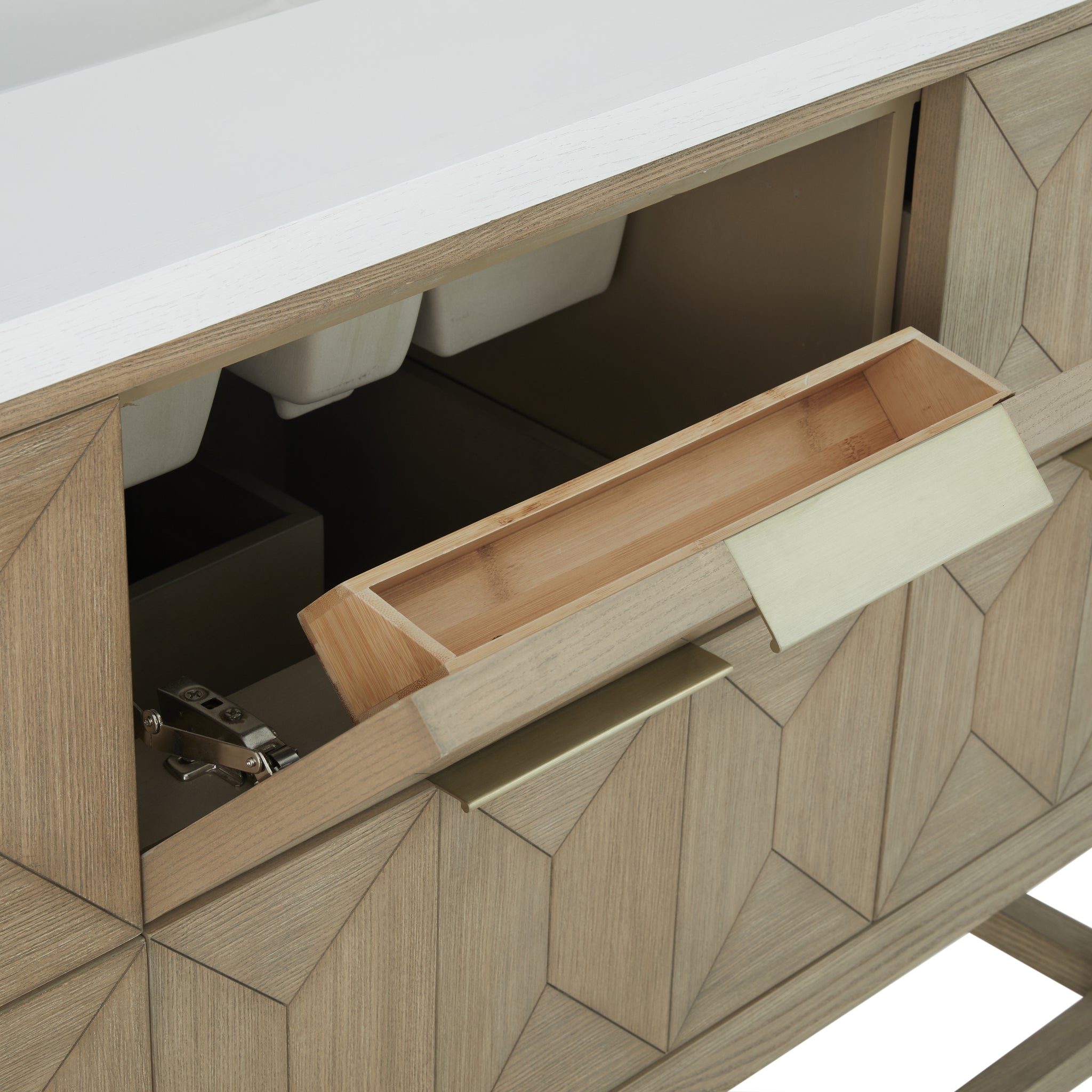 James Martin Emmeline 48" Single Bathroom Vanity, Pebble Oak, view 25