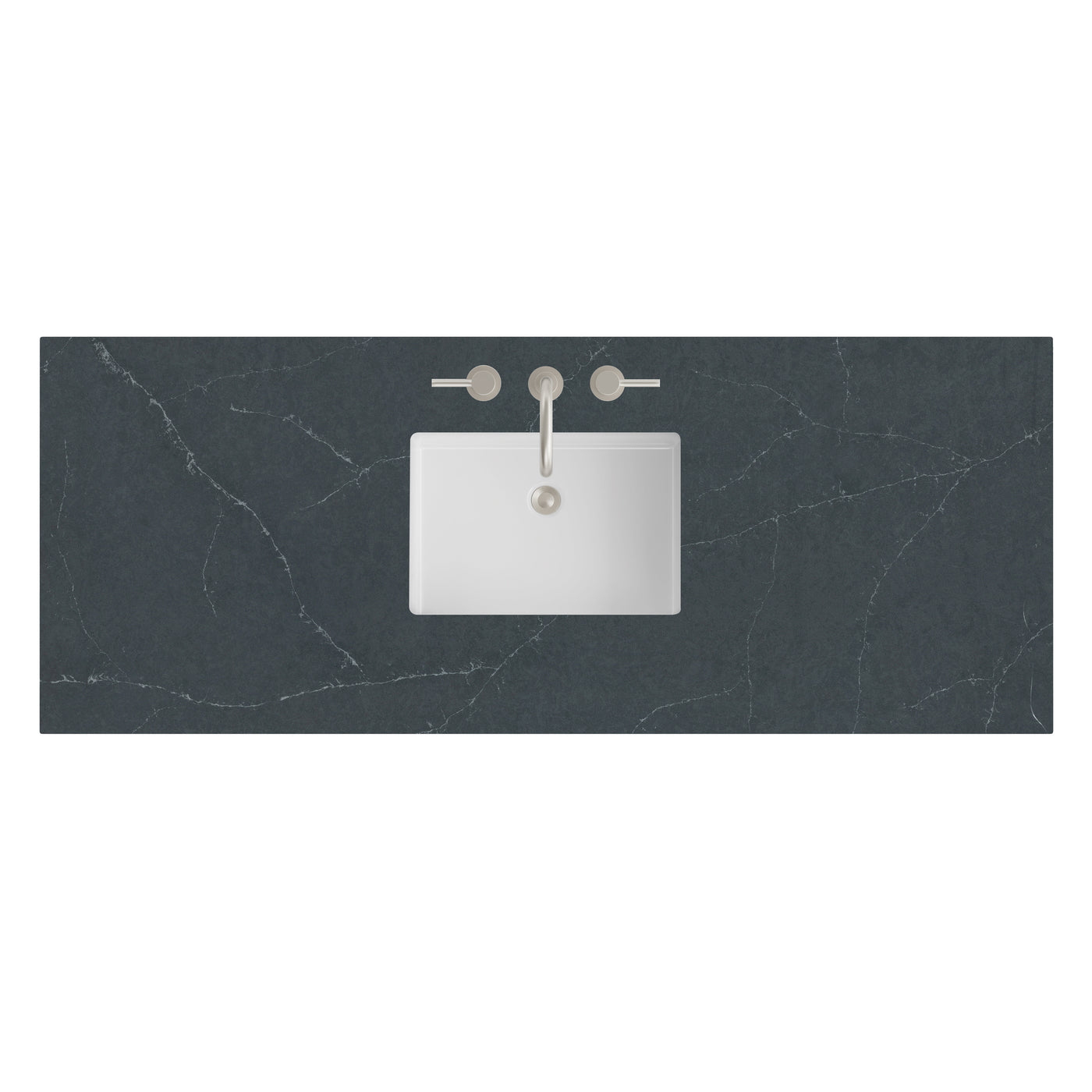 James Martin 60" Single Vanity Top with Charcoal Soapstone countertop