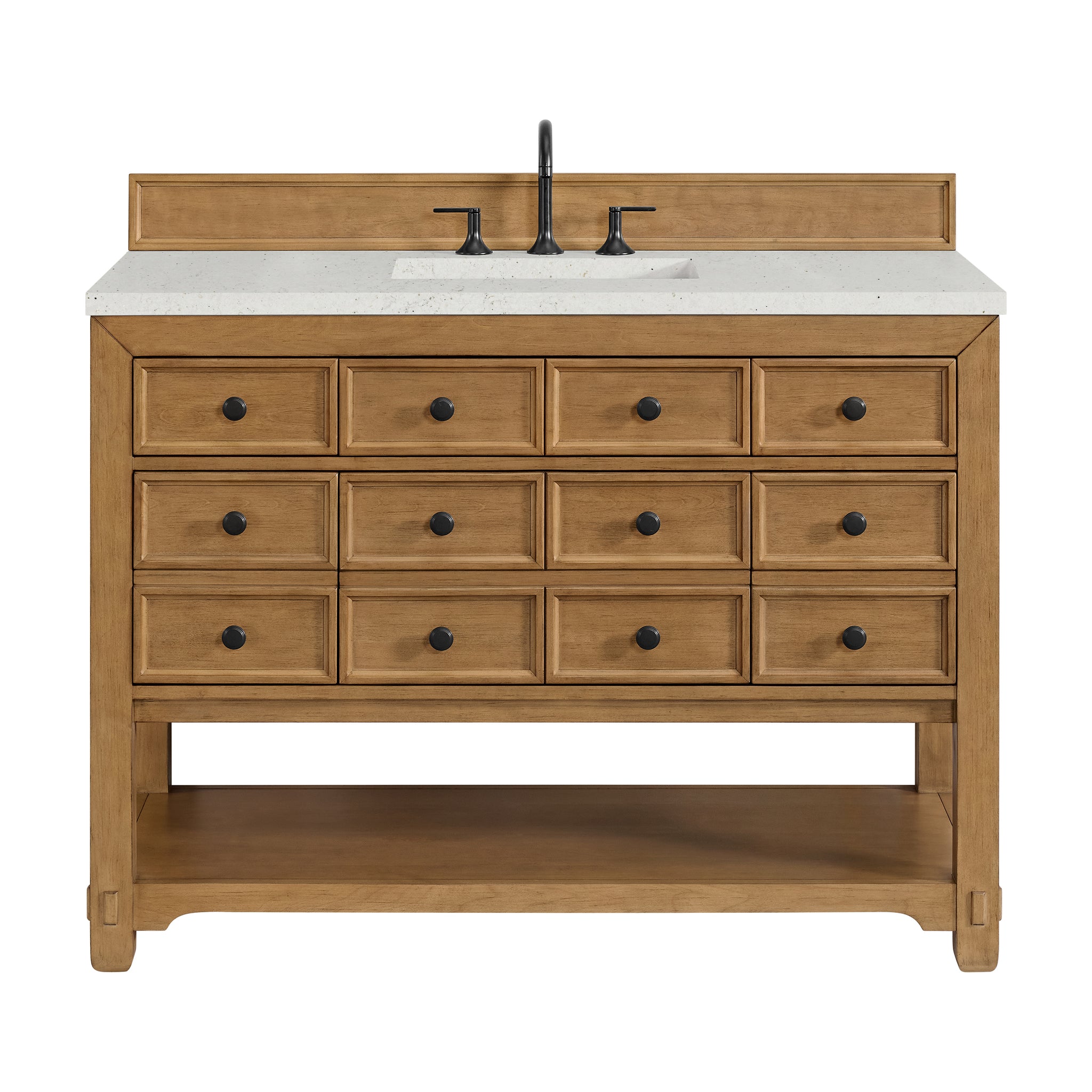 James Martin Malibu 48" Single Bathroom Vanity, Amber Birch, view 26