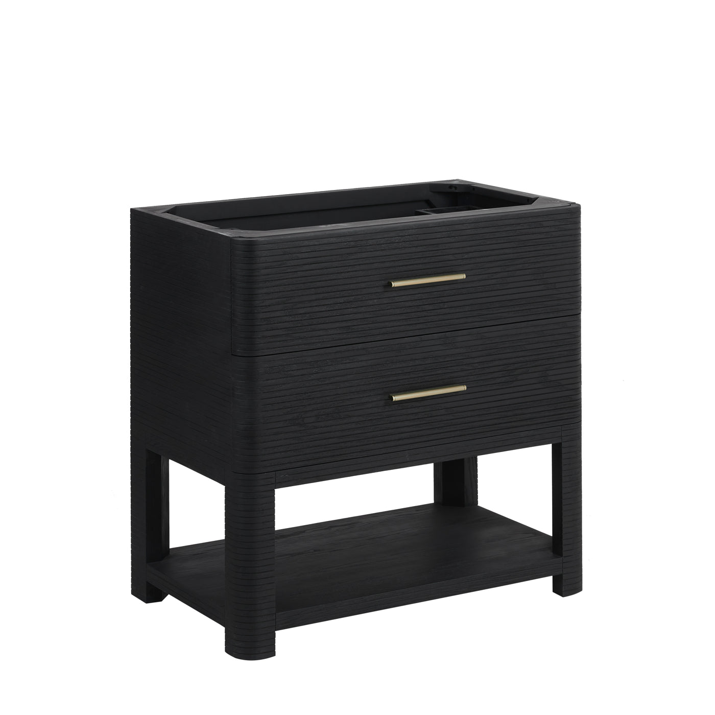 James Martin Lucian 36" Single Bathroom Vanity, Carbon Oak, view 9
