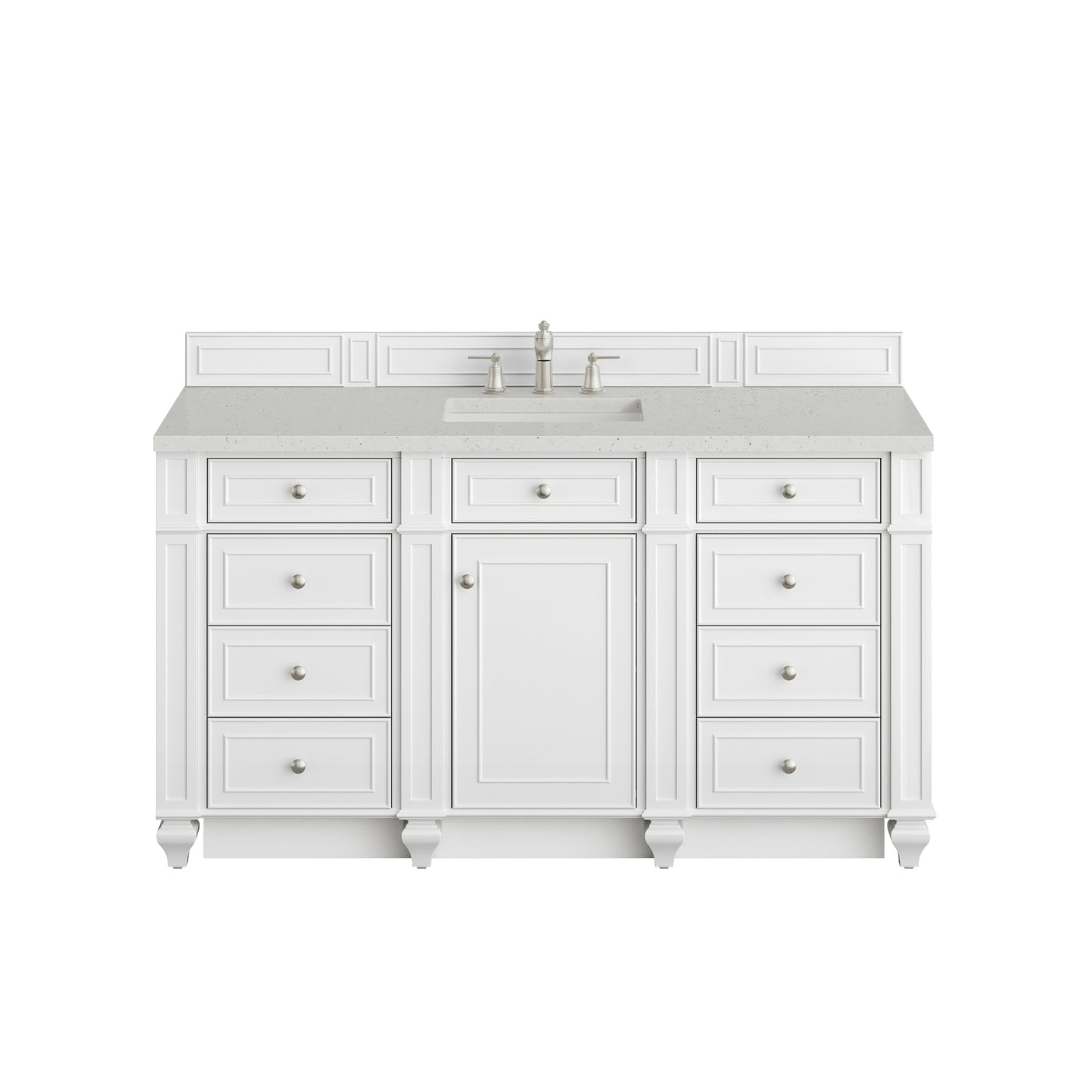 James Martin Bristol 60" Single Bathroom Vanity, Bright White, view 21