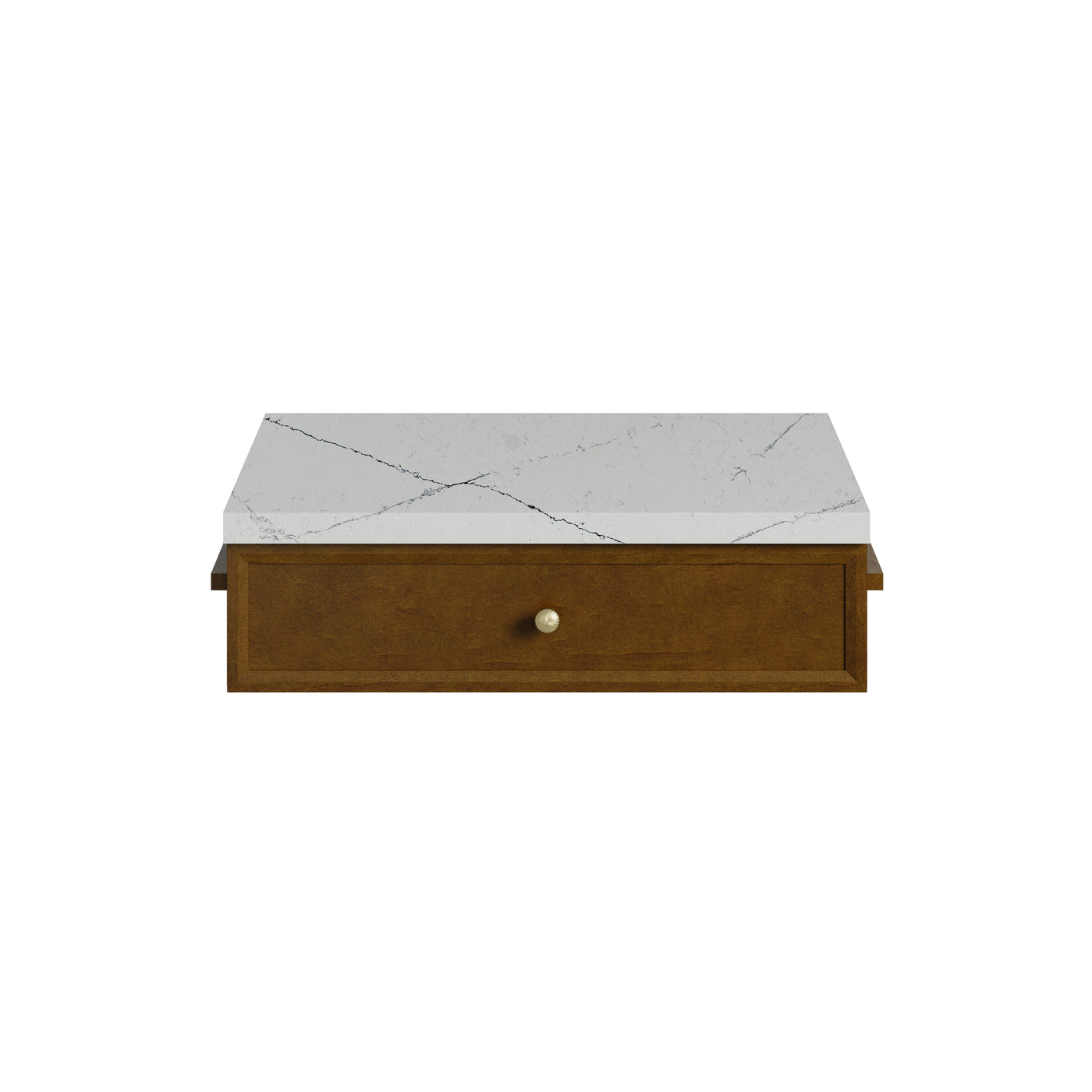 James Martin Bellshire 24" Drawer Unit, Honey Oak with Ethereal Noctis countertop