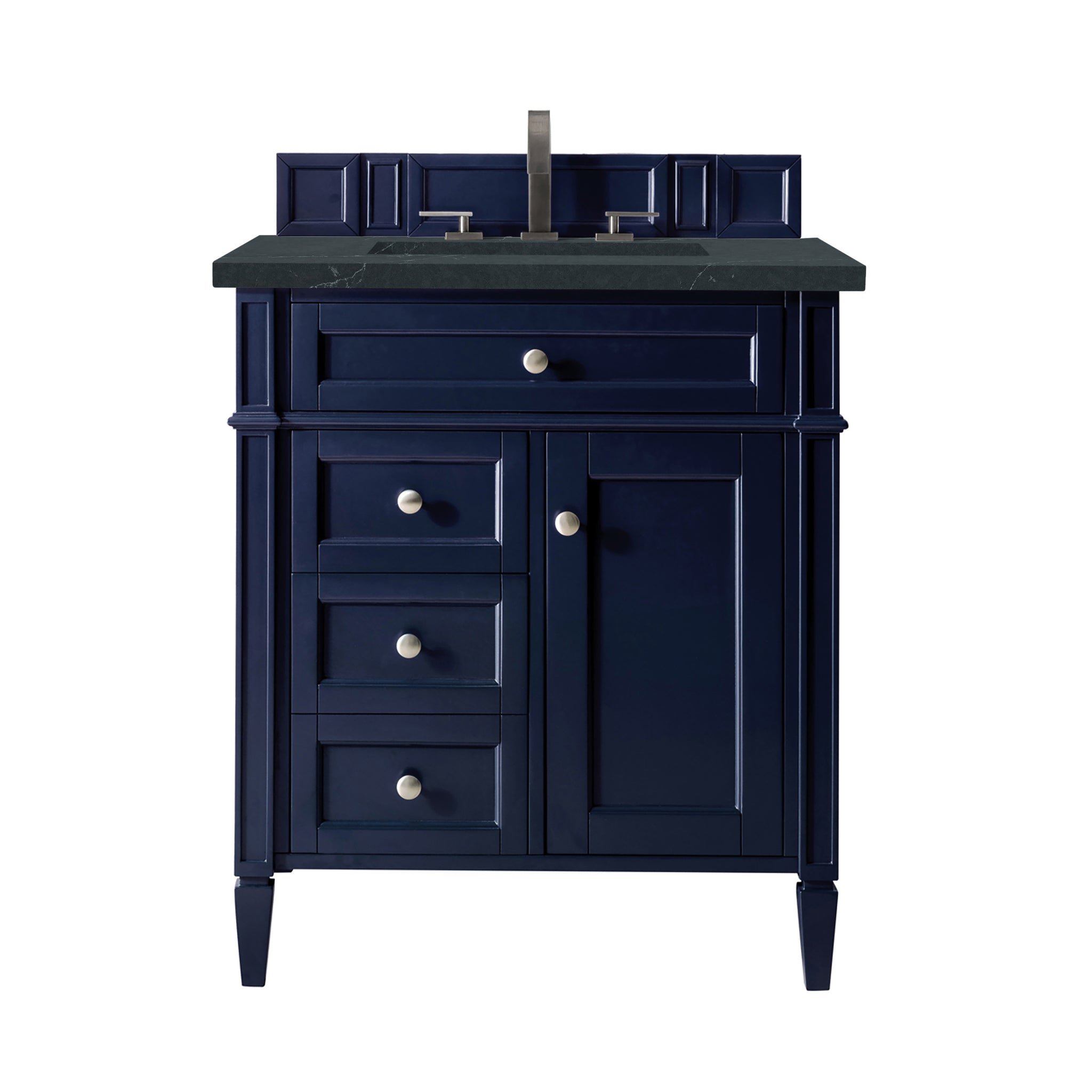 James Martin Brittany 30" Single Bathroom Vanity, Victory Blue, view 20