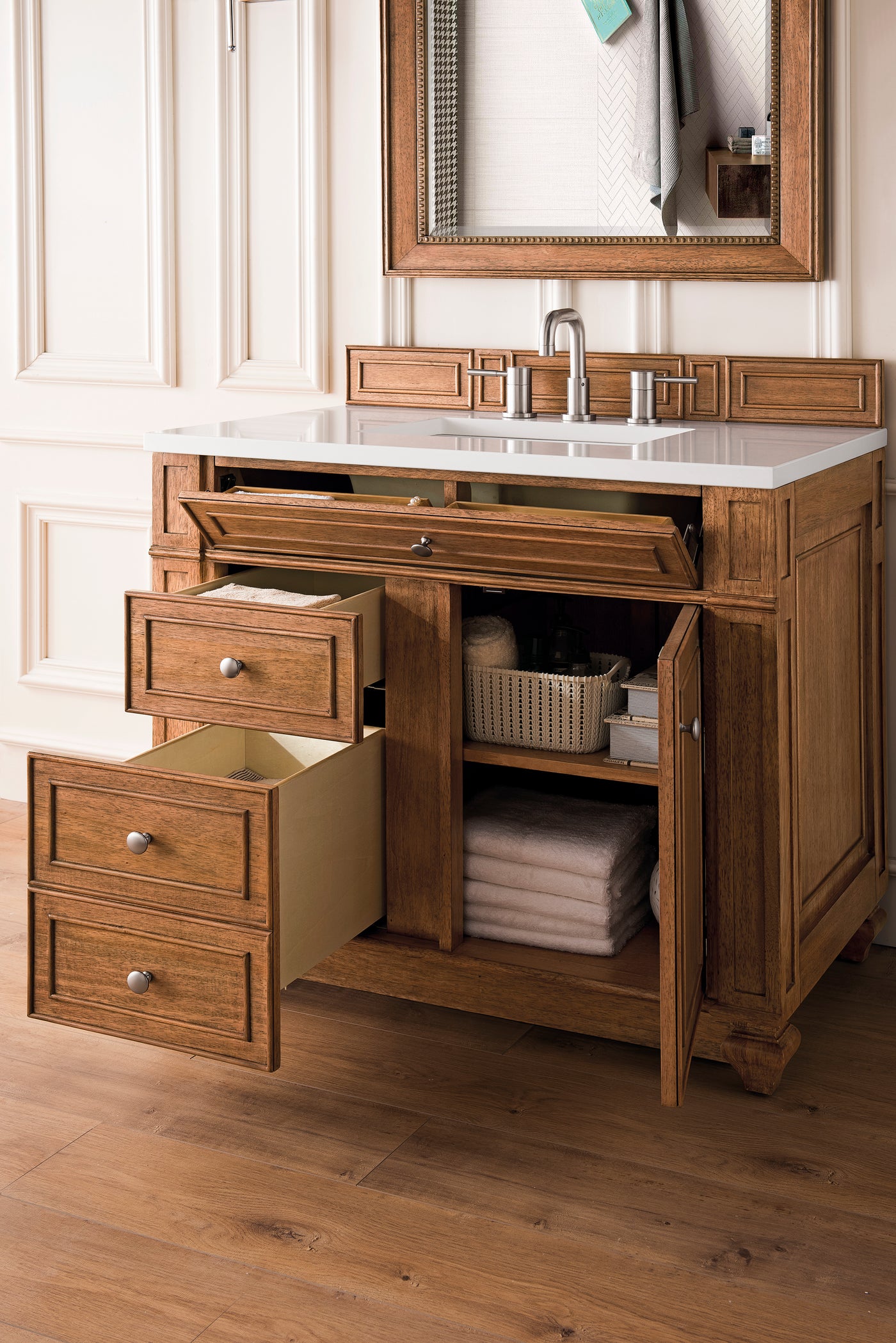 James Martin Bristol 36" Single Bathroom Vanity, Saddle Brown, view 18