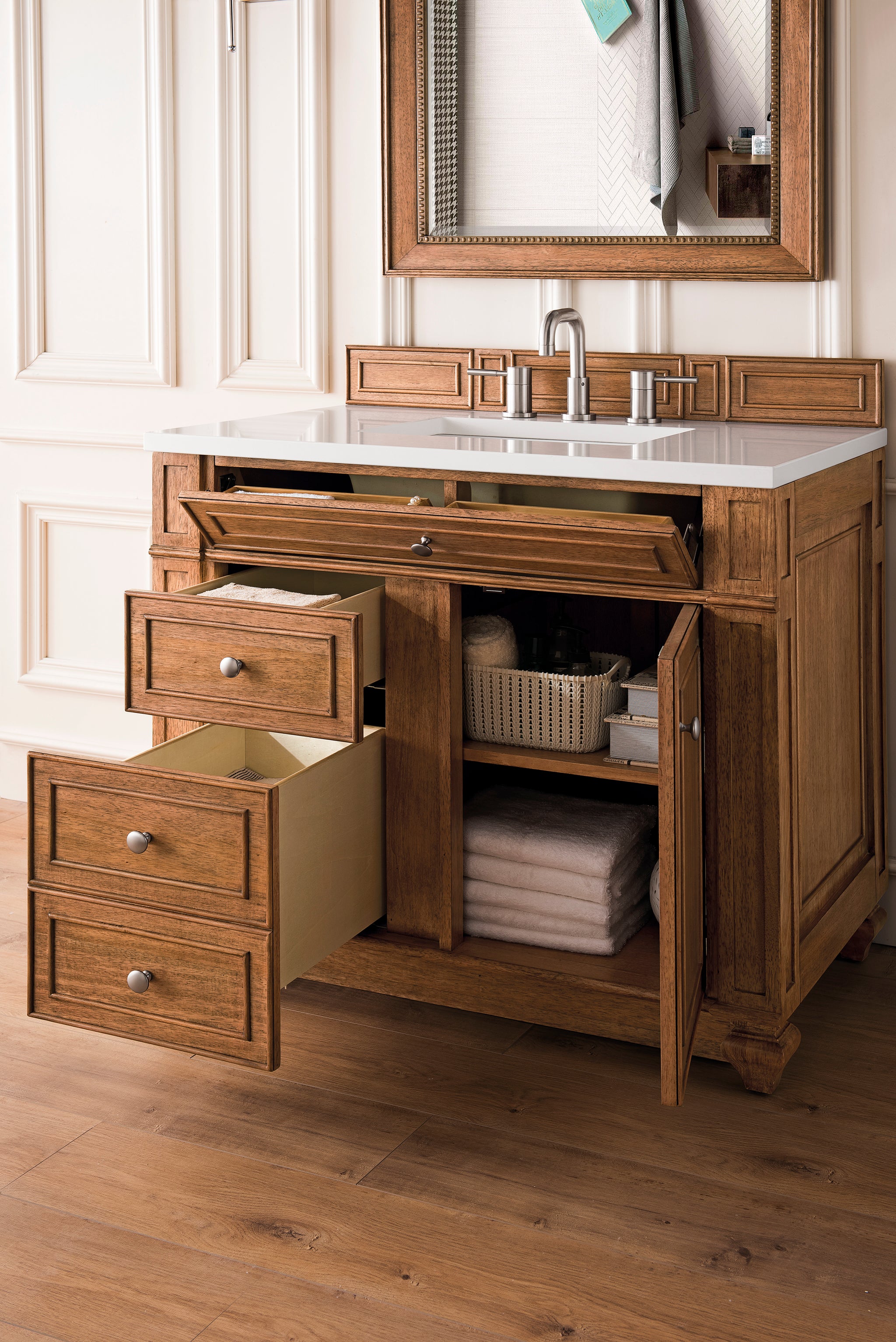James Martin Bristol 36" Single Bathroom Vanity, Saddle Brown, view 18