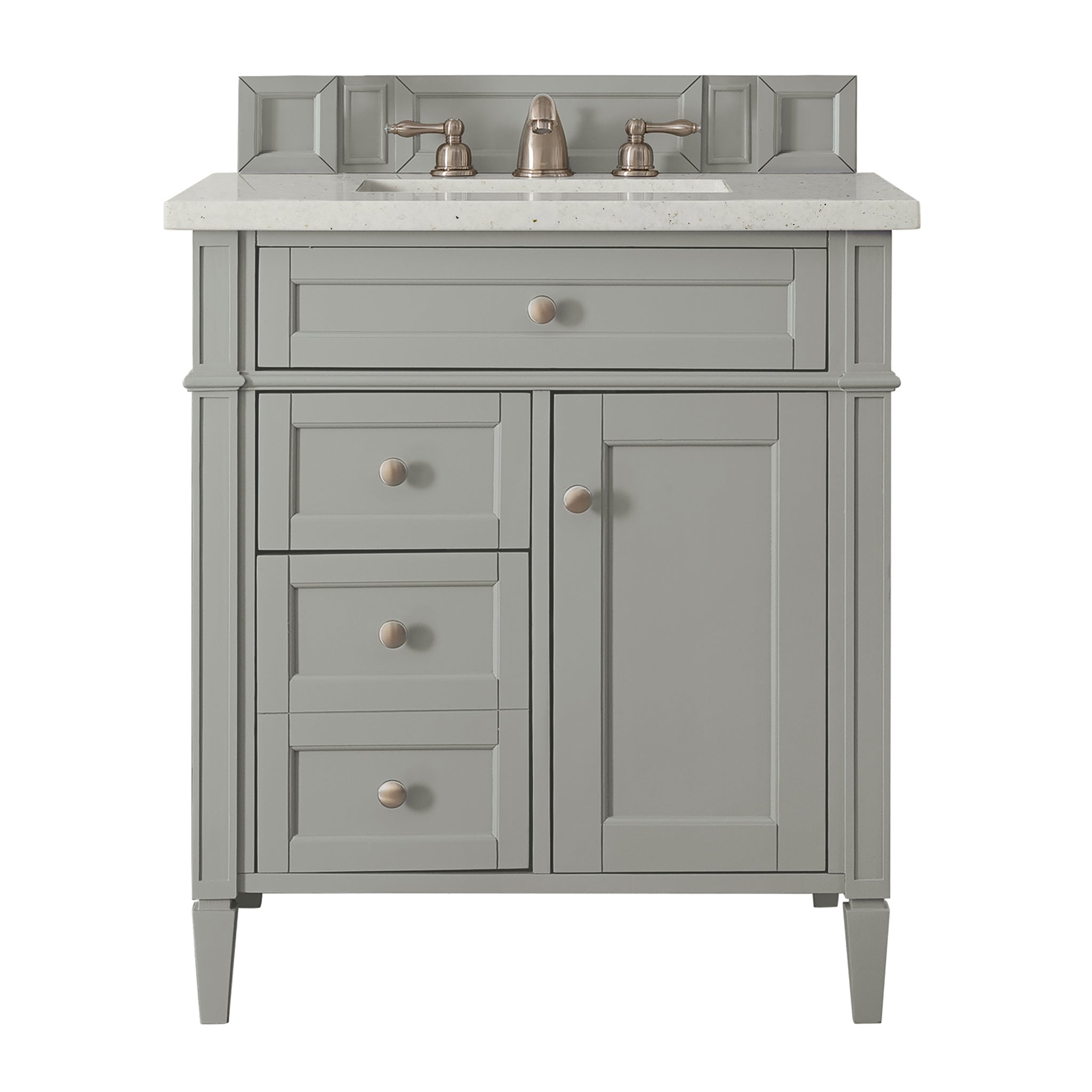 James Martin Brittany 30" Single Bathroom Vanity, Urban Gray, view 16