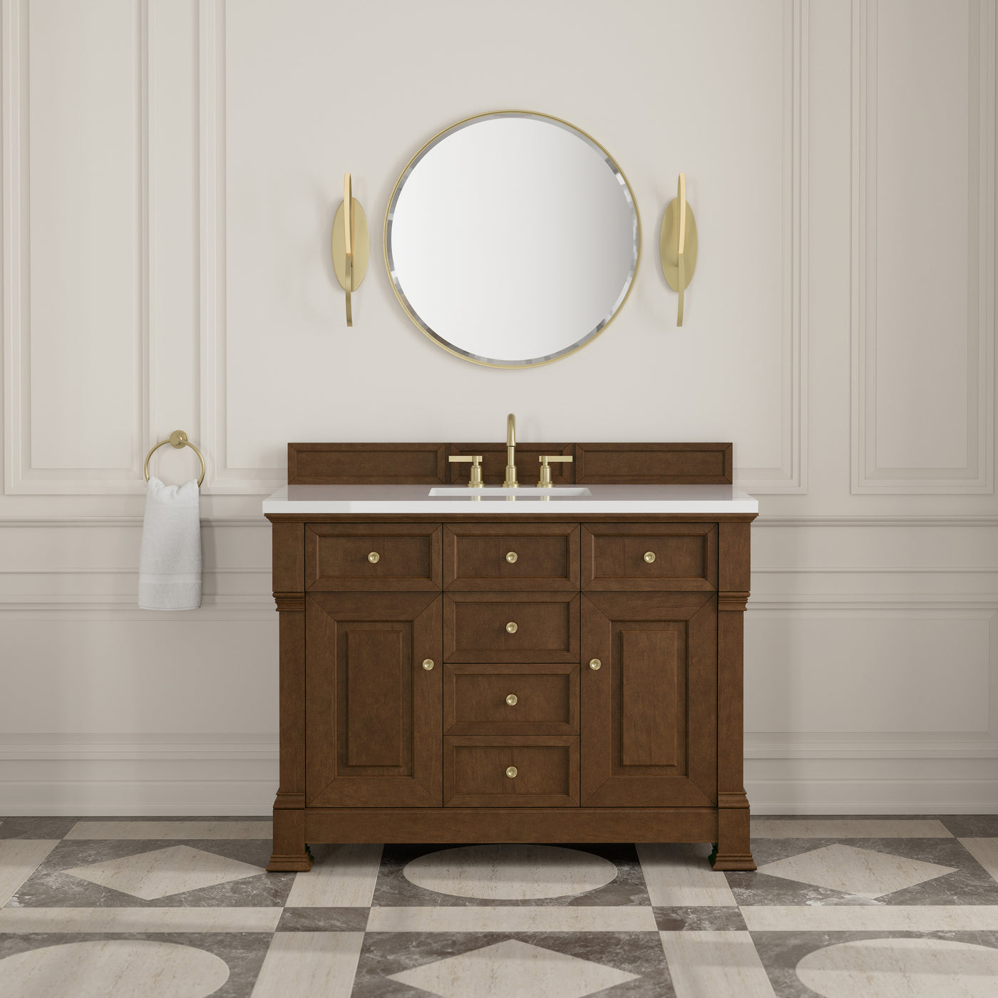 James Martin Brookfield 48" Single Bathroom Vanity, Honey Oak, view 24