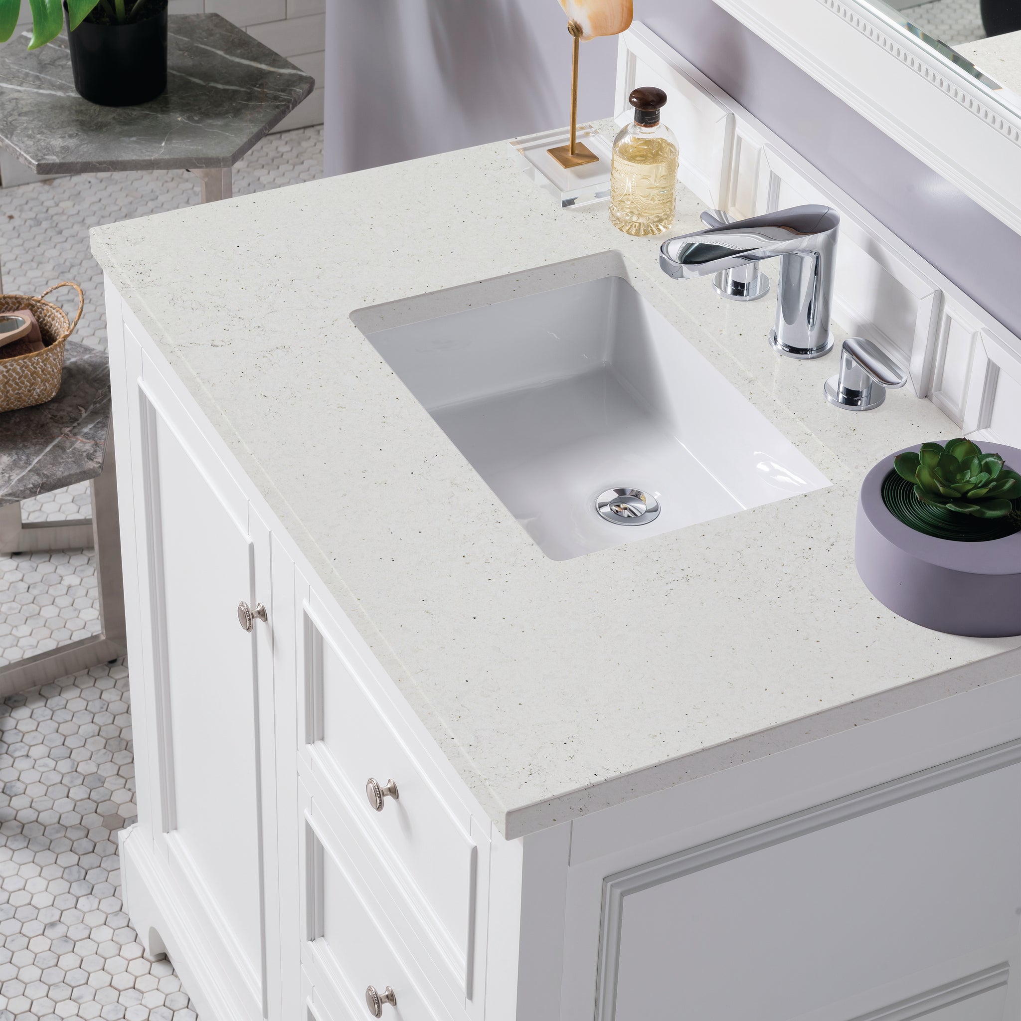 James Martin De Soto 36" Single Bathroom Vanity, Bright White, view 20