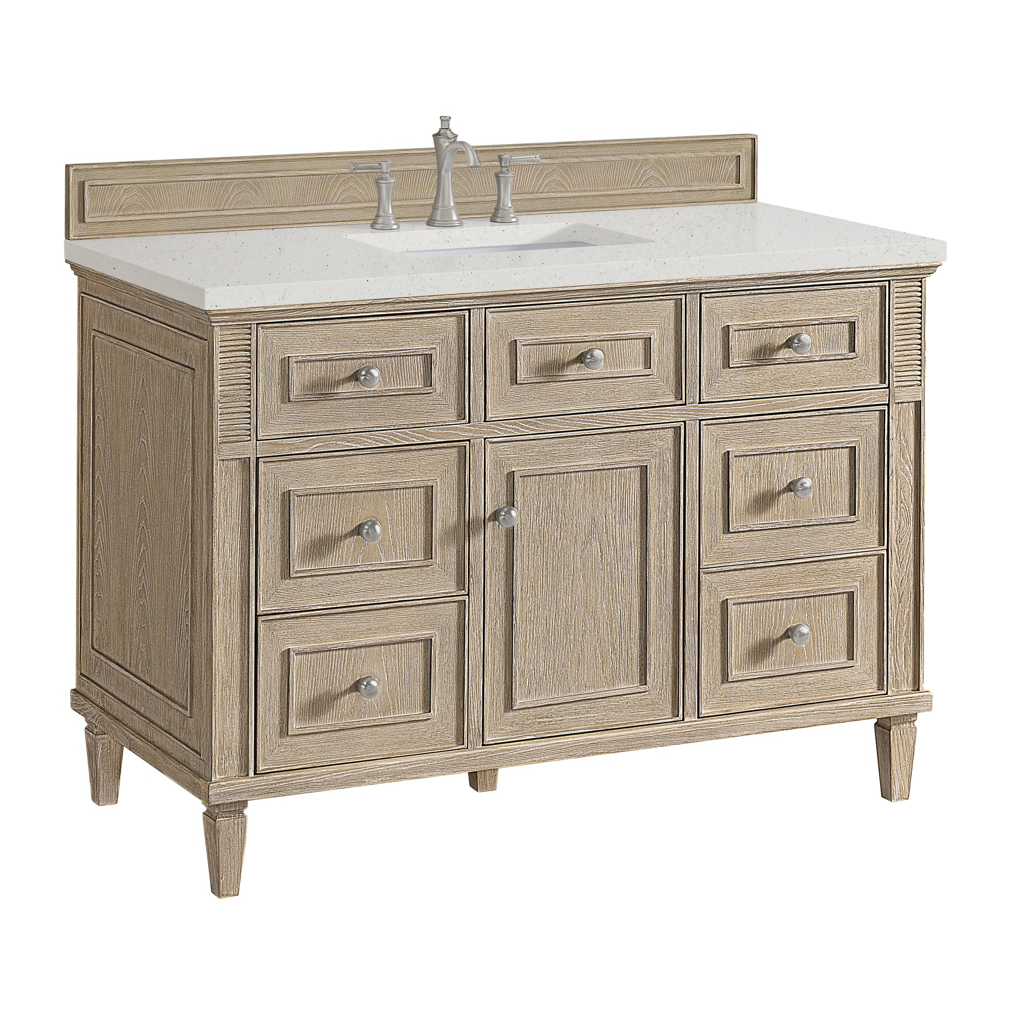 James Martin Lorelai 48" Single Bathroom Vanity, Whitewashed Oak, view 34