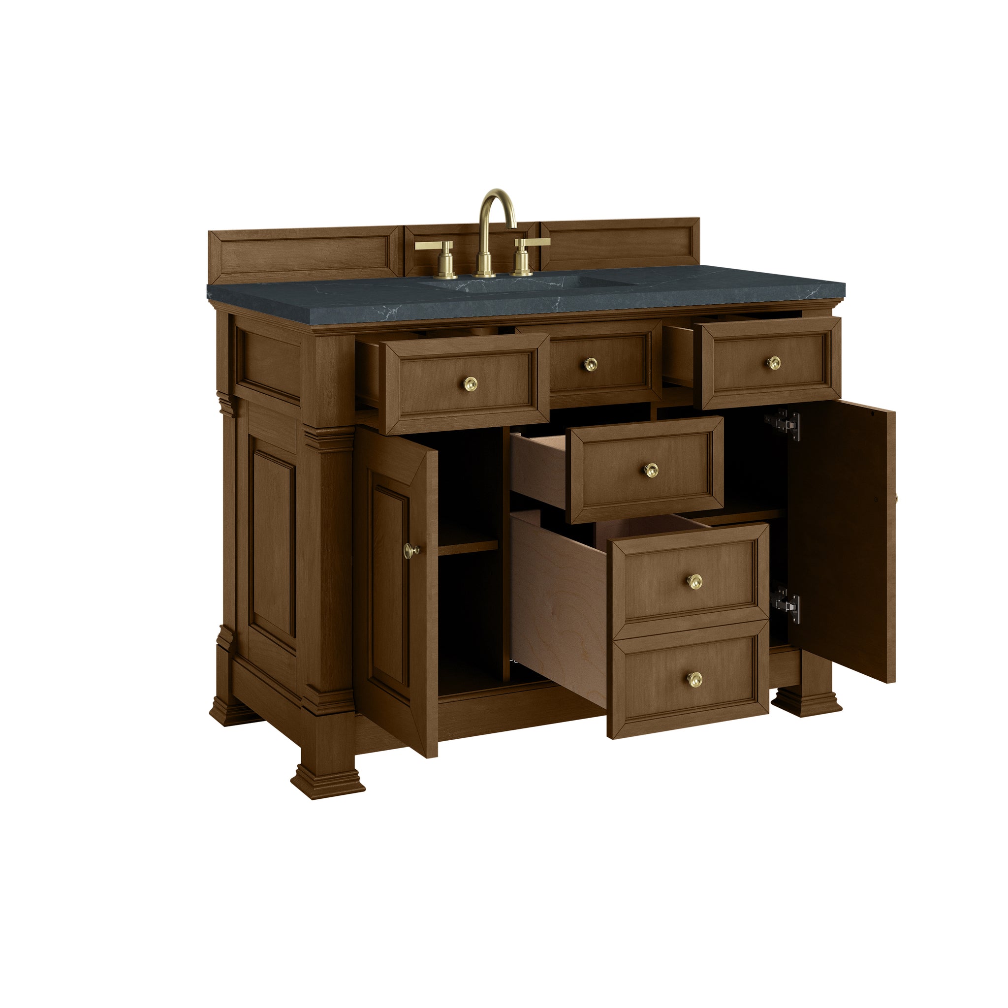 James Martin Brookfield 48" Single Bathroom Vanity, Honey Oak, view 34