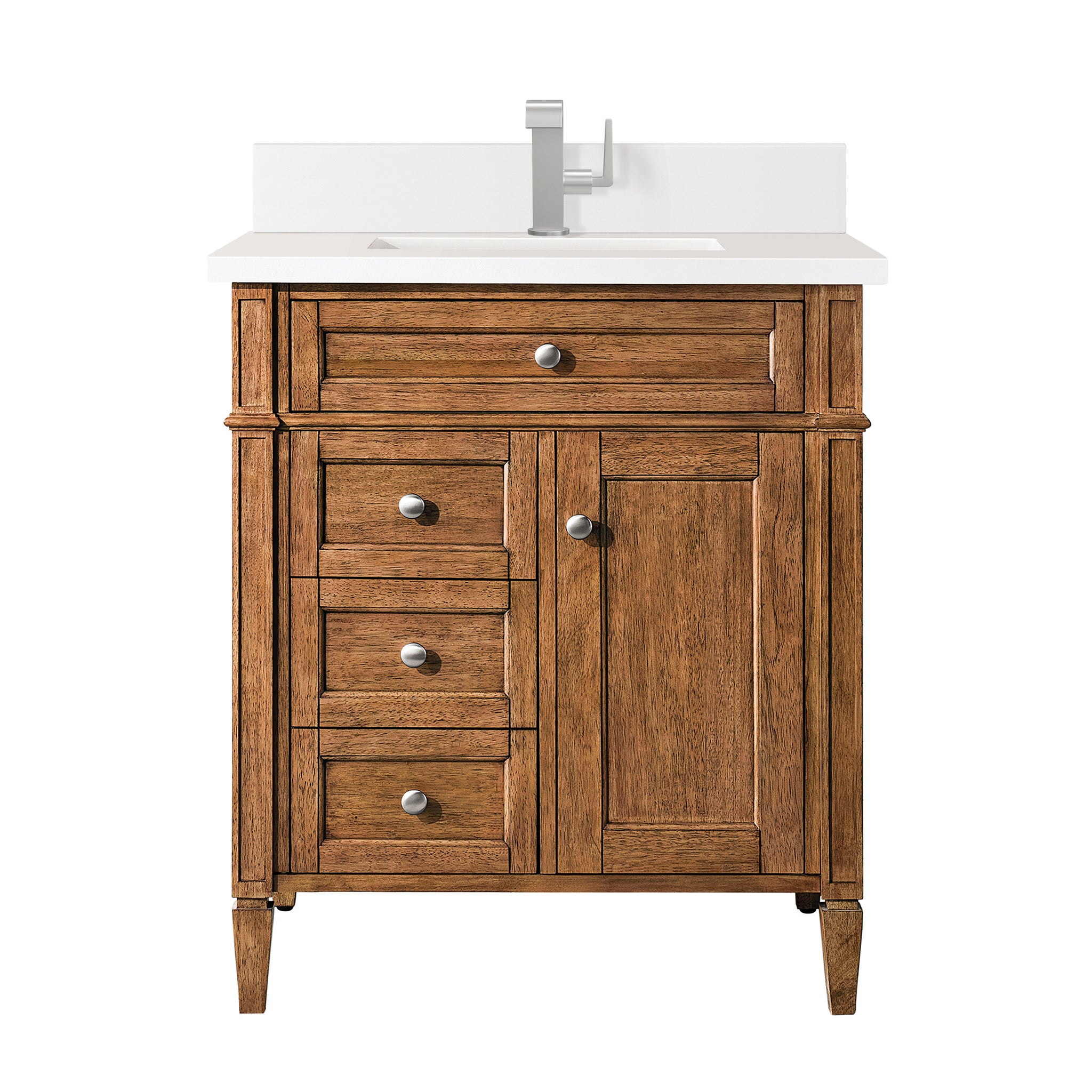 James Martin Brittany 30" Single Bathroom Vanity, Saddle Brown, view 19