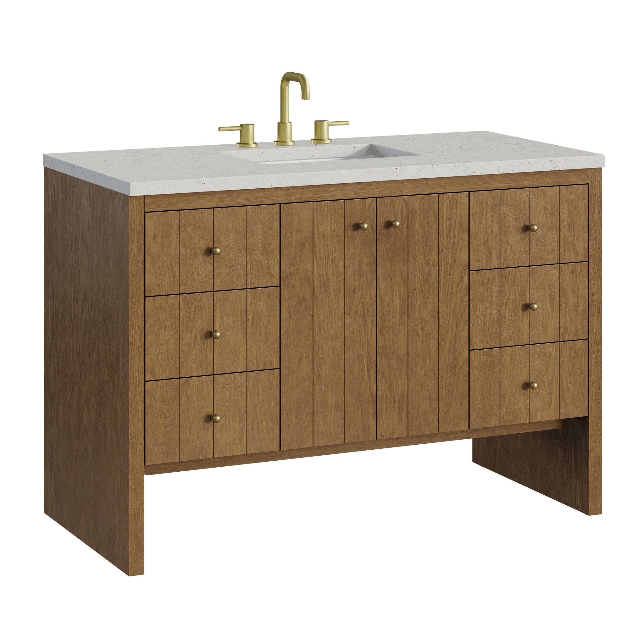 James Martin Hudson 48" Single Bathroom Vanity, Honey Oak, view 35