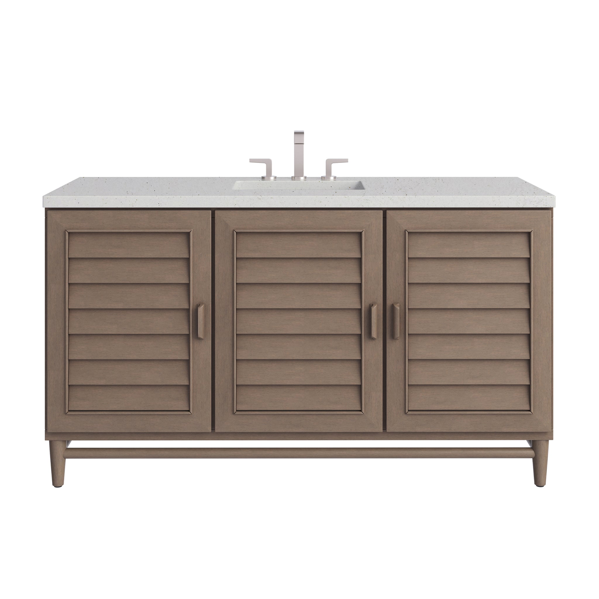 James Martin Portland 60" Single Bathroom Vanity, Whitewashed Walnut, view 27