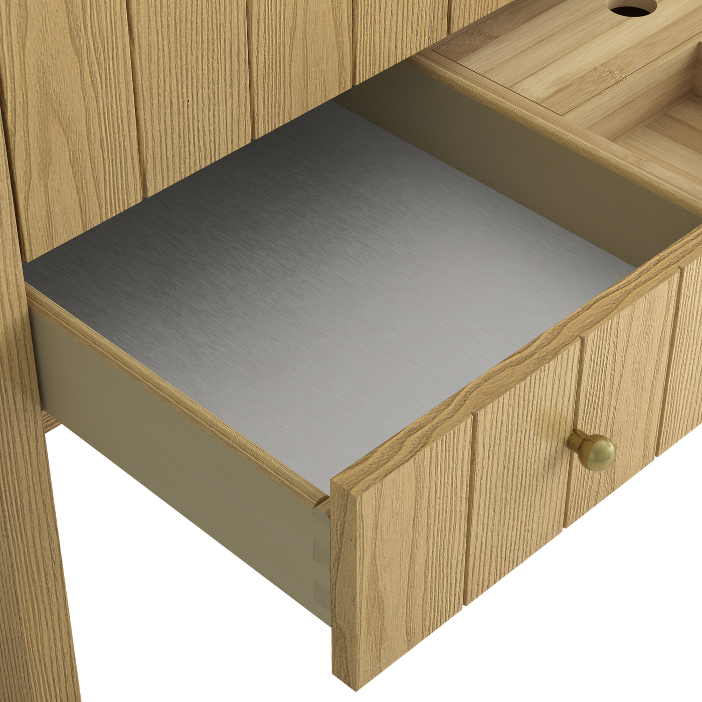 James Martin Hudson 30" Single Bathroom Vanity, Light Natural Oak, view 23