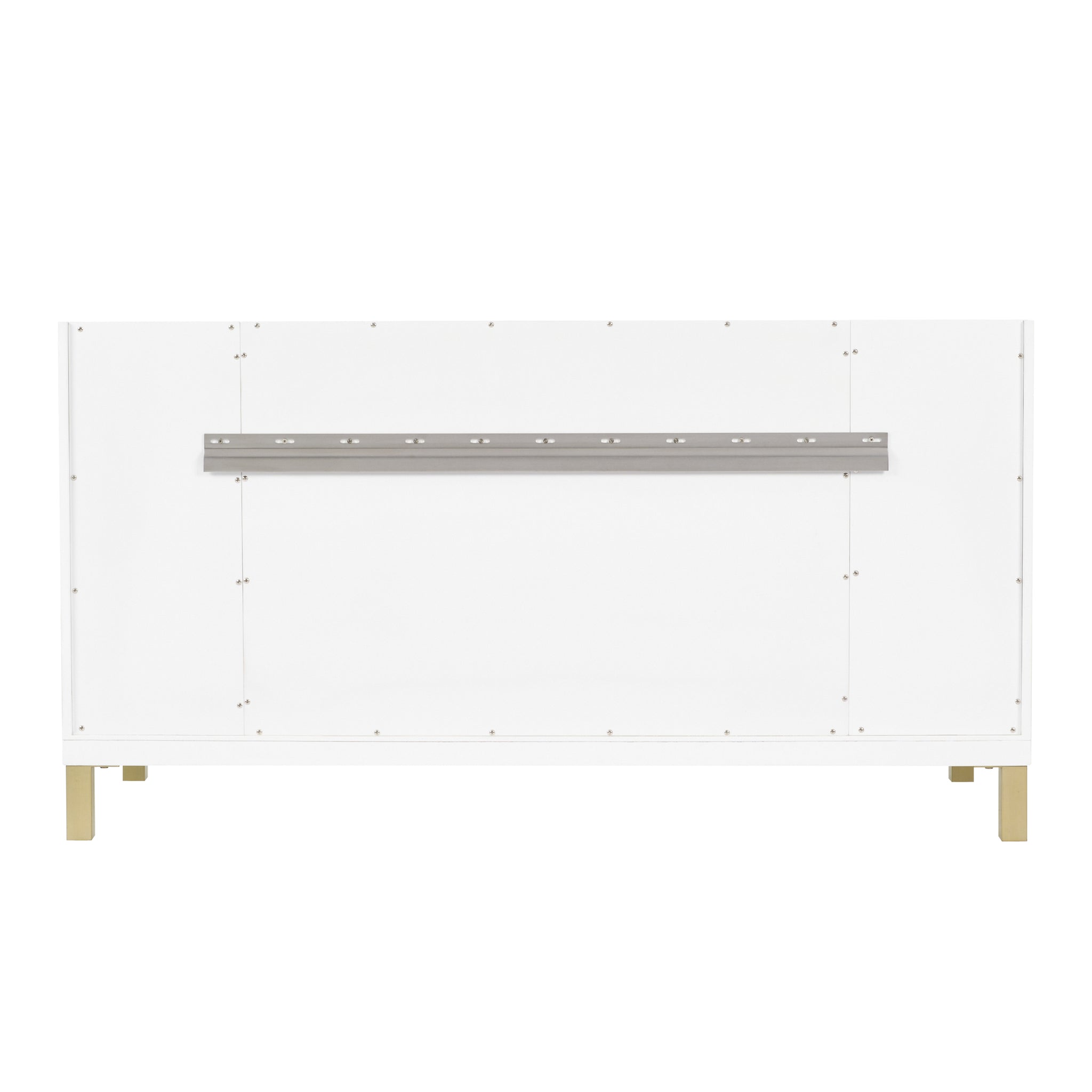 James Martin Chicago 60" Double Vanity Cabinet, Glossy White, view 7