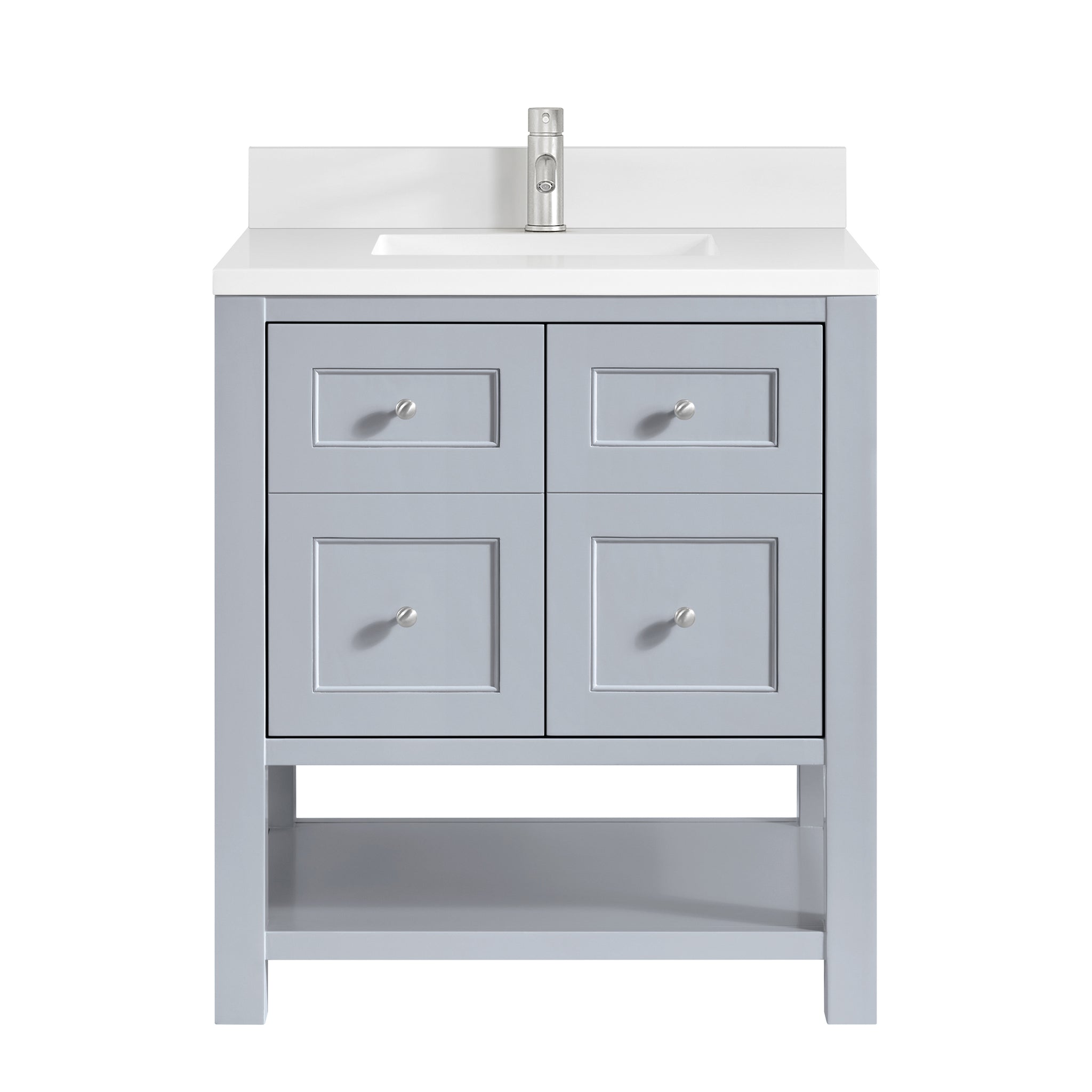 James Martin Breckenridge 30" Single Bathroom Vanity, Serenity Blue, view 32