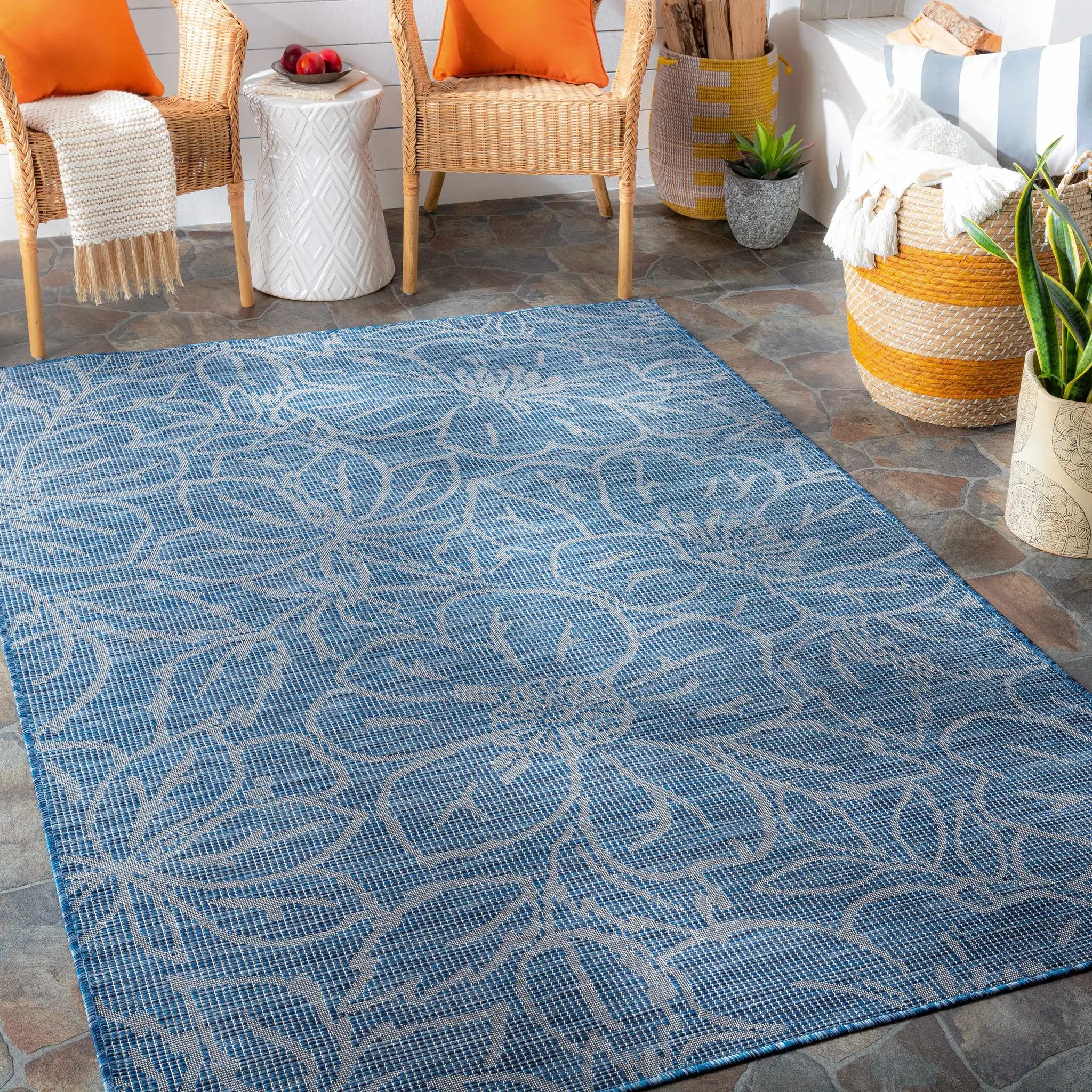 Yackandandah Flatweave Outdoor Carpet Area Rug - Clearance by Boutique Rugs