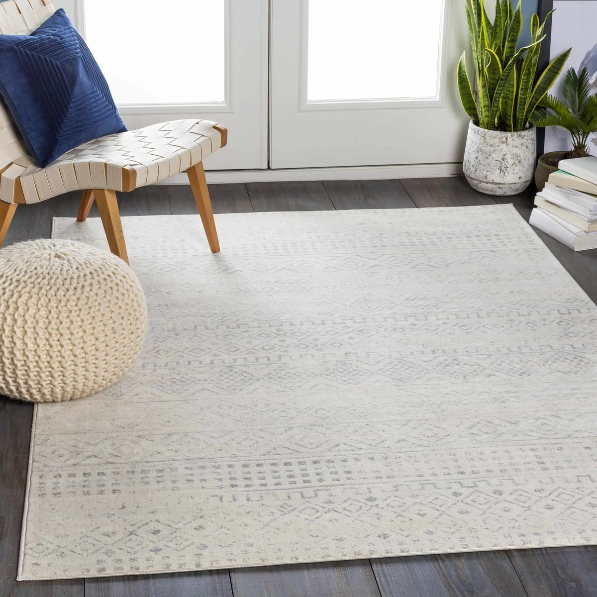 Yamanto Area Rug, installed in a room