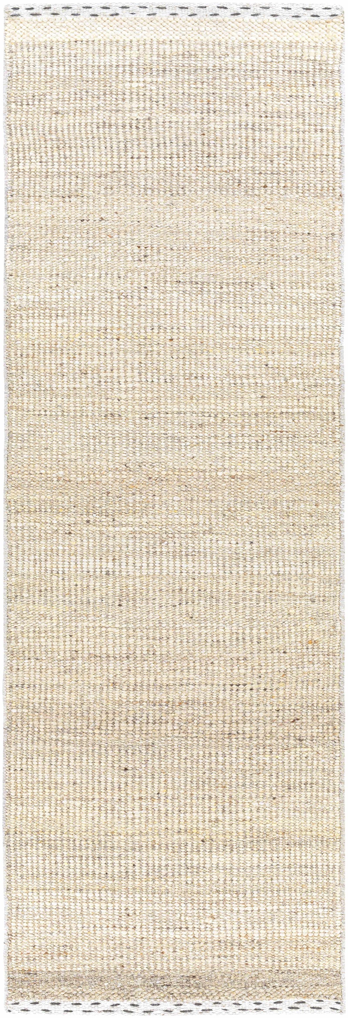 Yaniklar Beige Flat Woven Wool Rug, photo 3 of 13