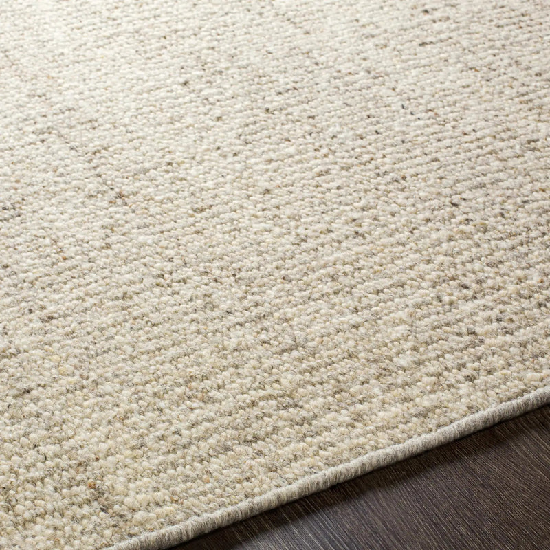 Yaniklar Beige Flat Woven Wool Rug by Boutique Rugs