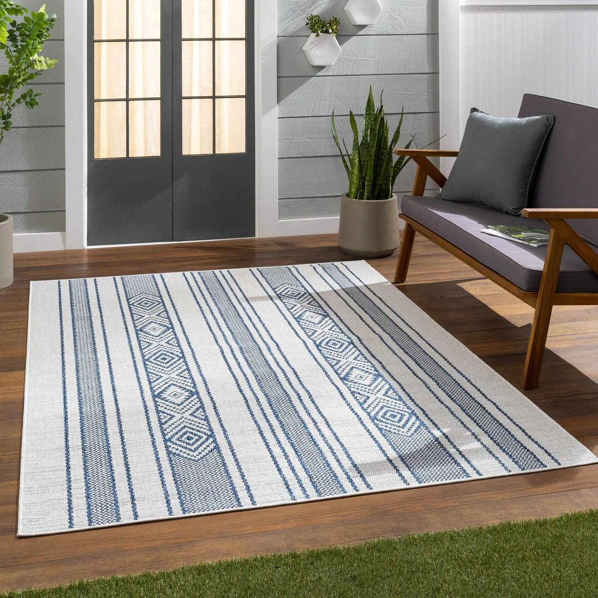 Yankalilla Outdoor Area Rug - Clearance, installed in a room 3