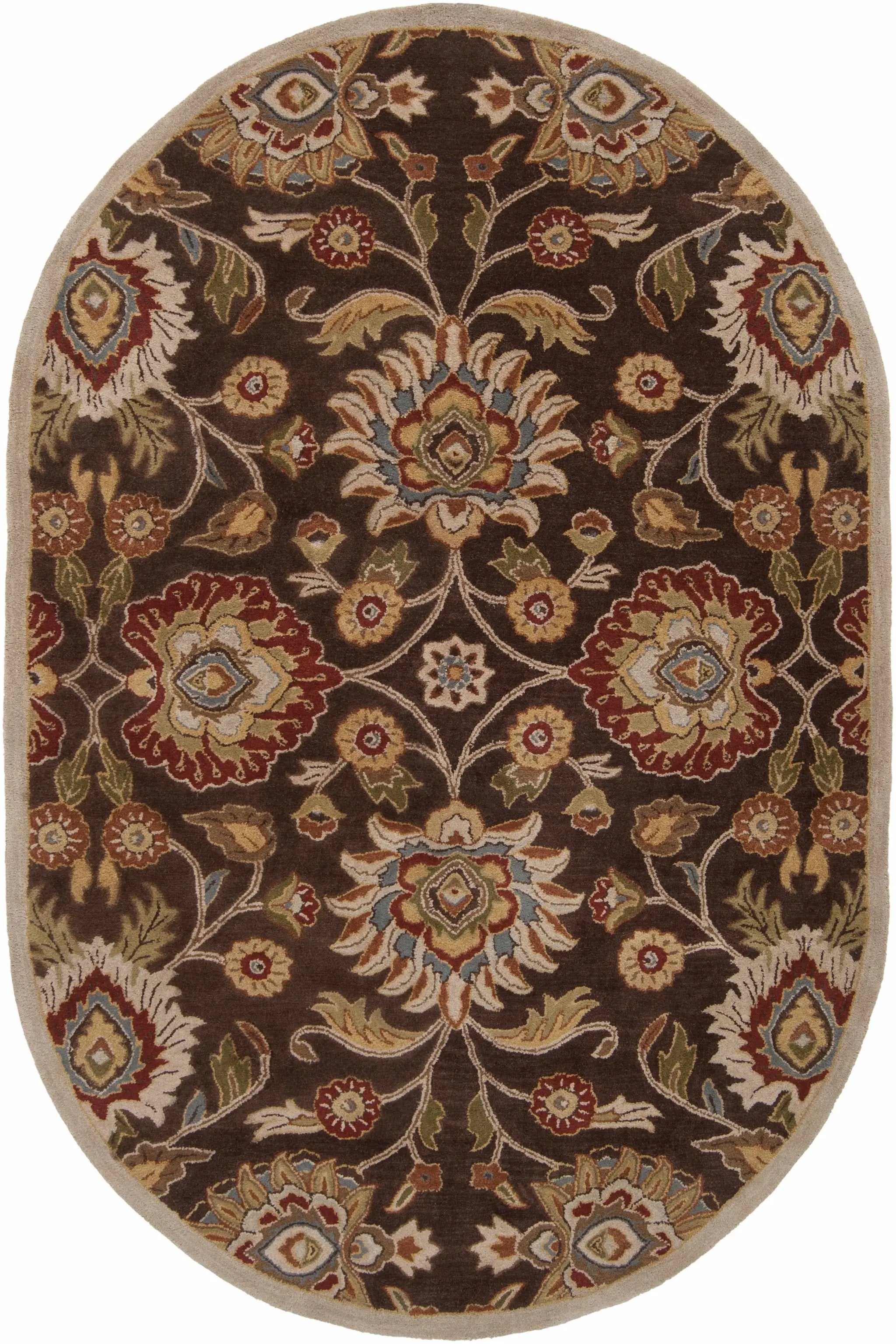 Conesus Hand Tufted Brown 1051 Area Rug by Boutique Rugs