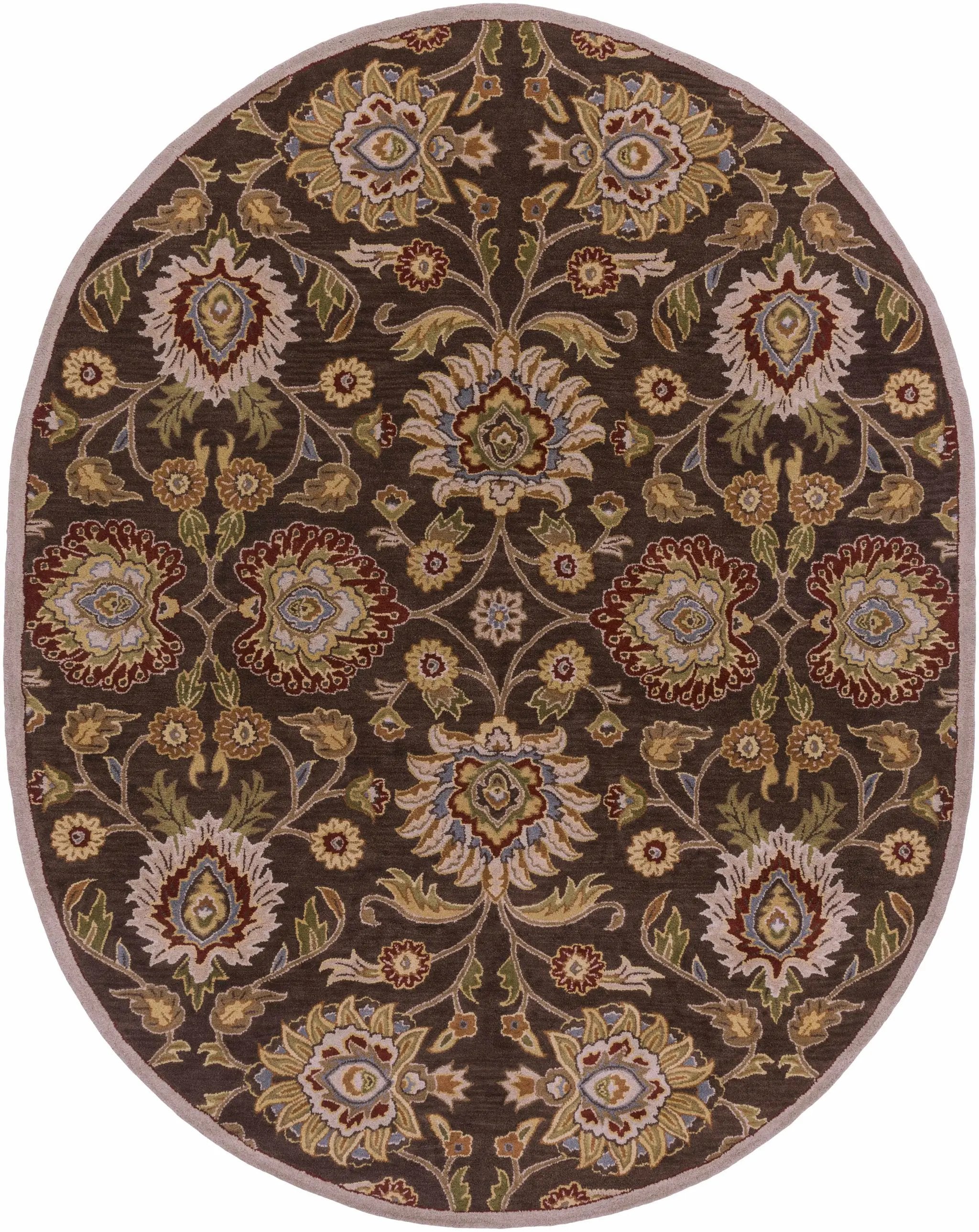 Conesus Hand Tufted Brown 1051 Area Rug by Boutique Rugs