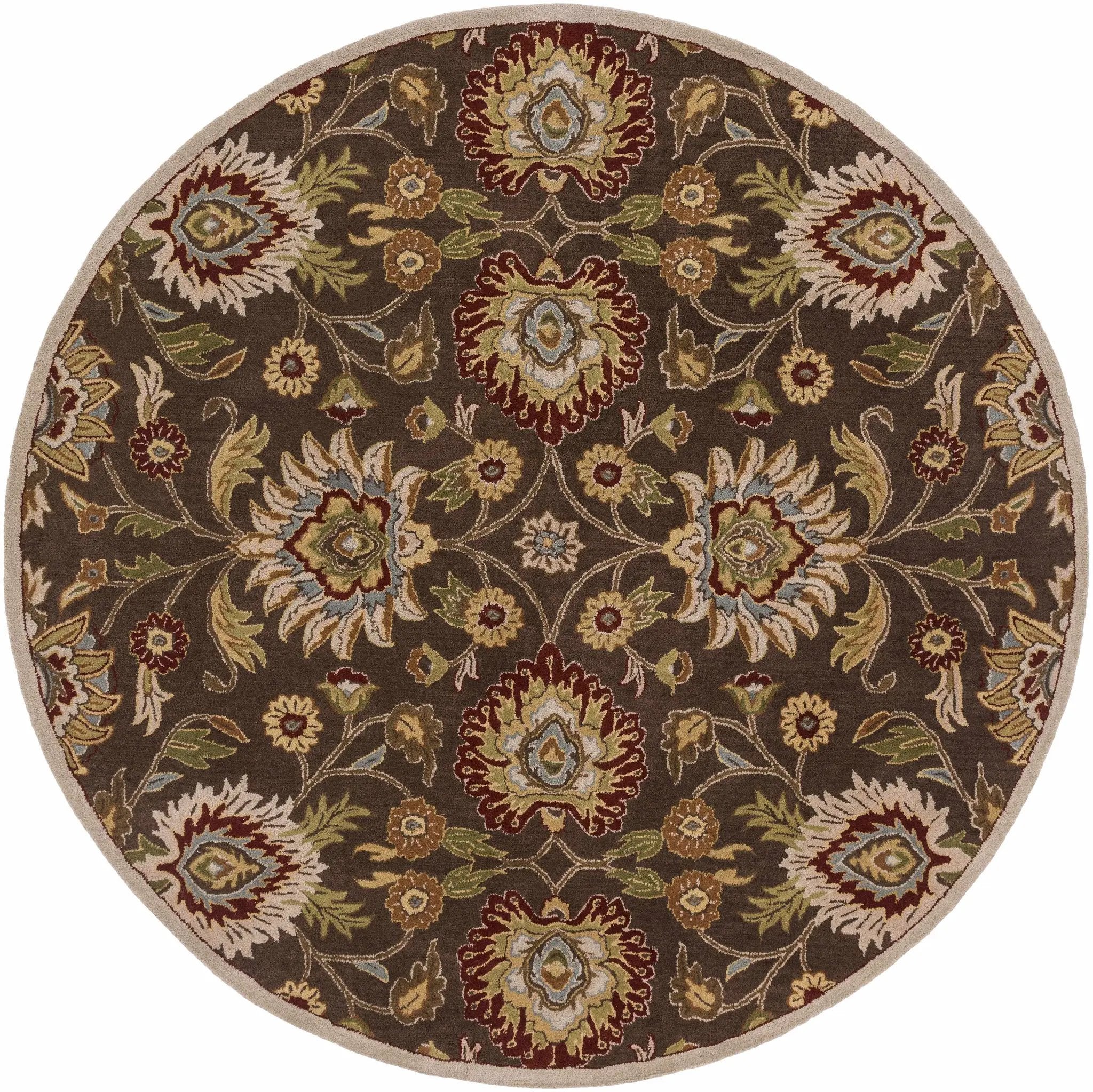 Conesus Hand Tufted Brown 1051 Area Rug by Boutique Rugs