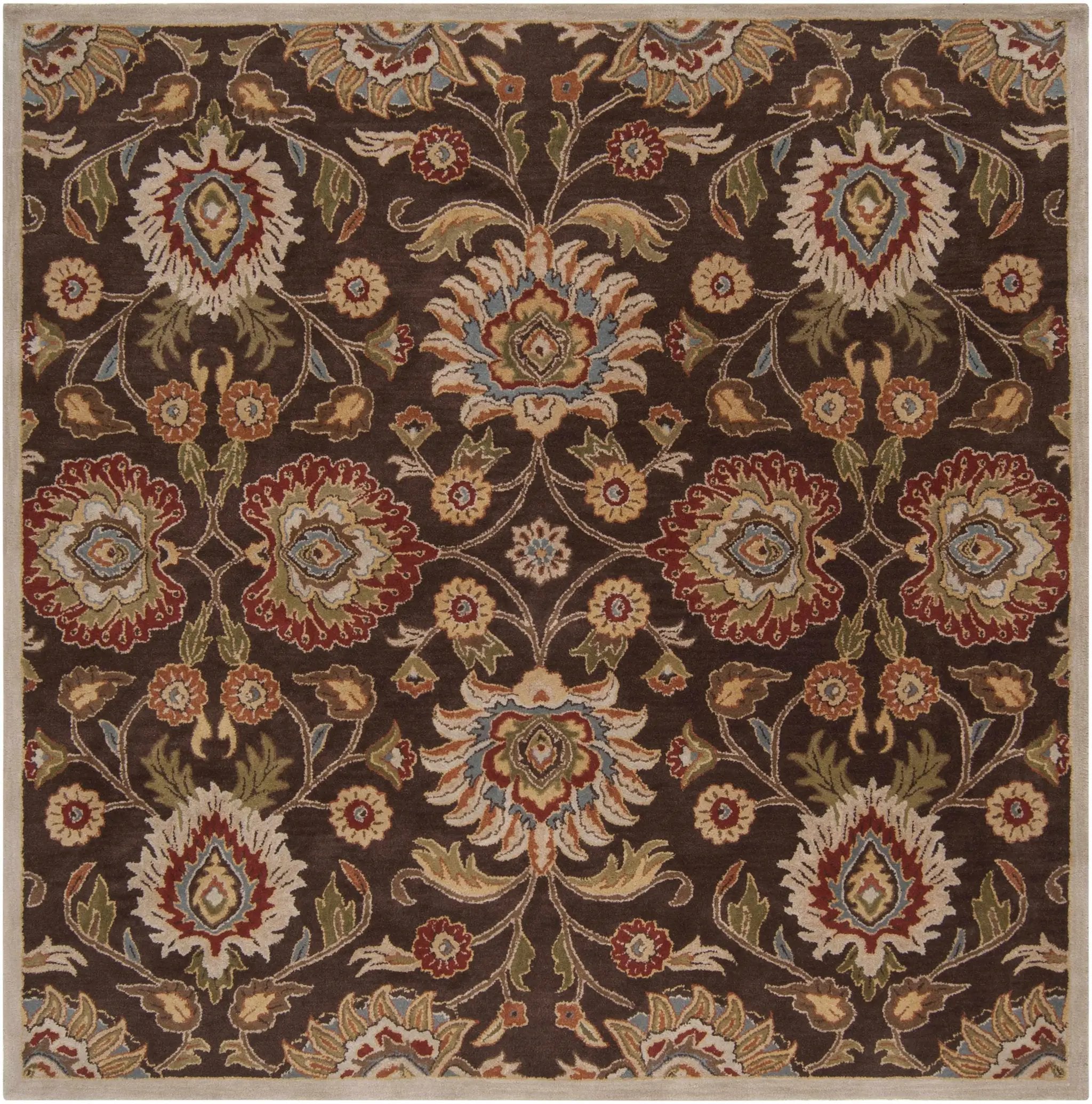 Conesus Hand Tufted Brown 1051 Area Rug by Boutique Rugs