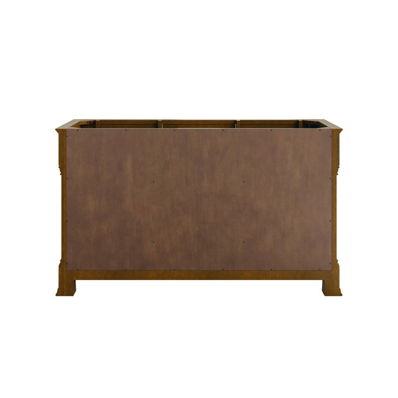 James Martin Brookfield 60" Double Vanity Cabinet, Honey Oak, view 3
