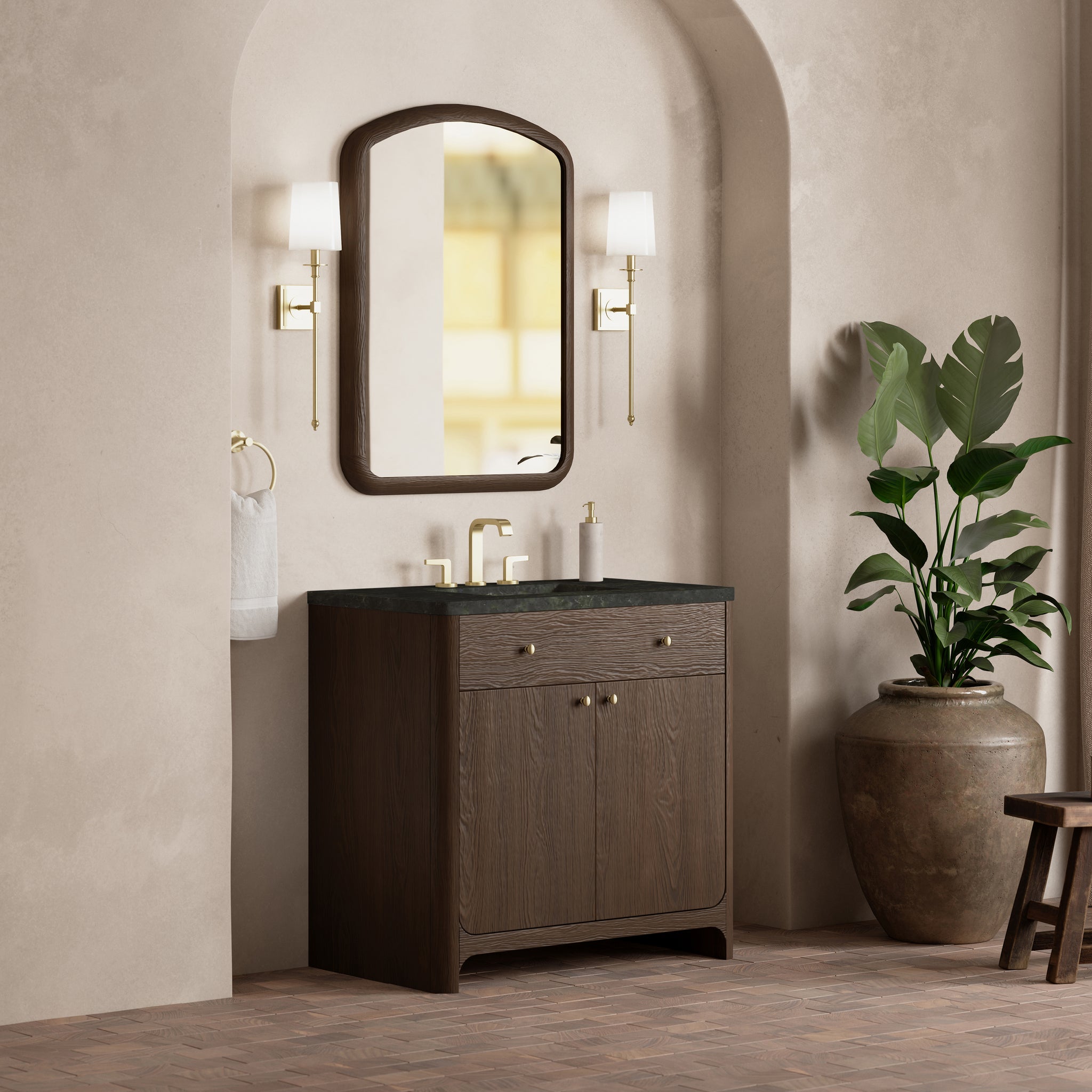 James Martin Gracyn 36" Single Bathroom Vanity, Sable, view 34