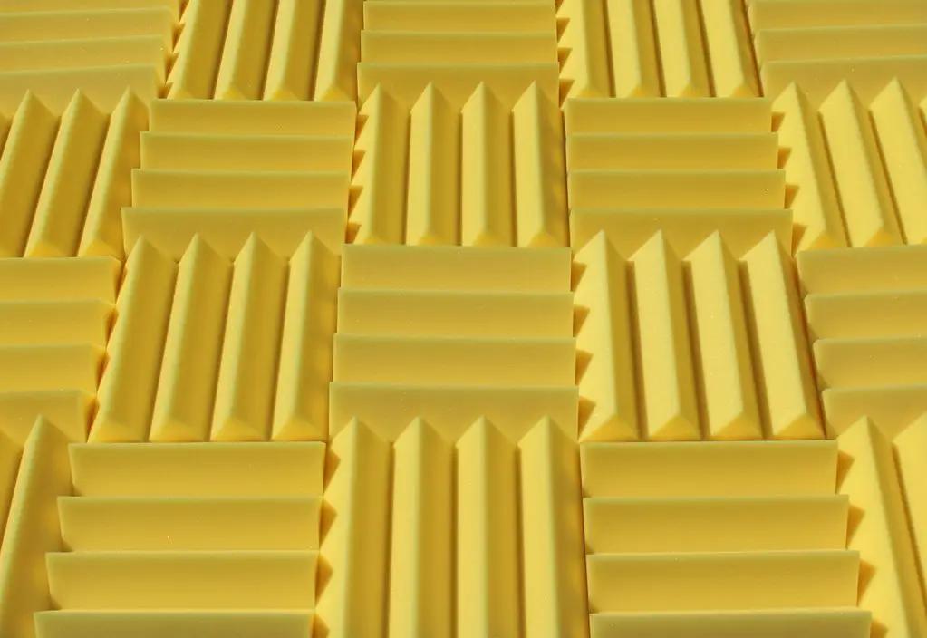 3 Inch Acoustic Foam Wedge Style Panels - 13 Color Options by SoundAssured