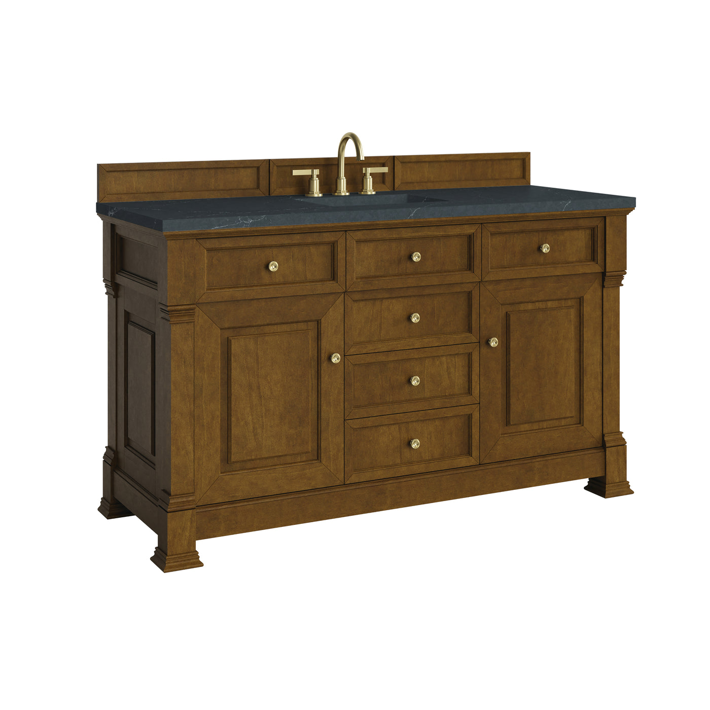 James Martin Brookfield 60" Single Bathroom Vanity, Honey Oak, view 29