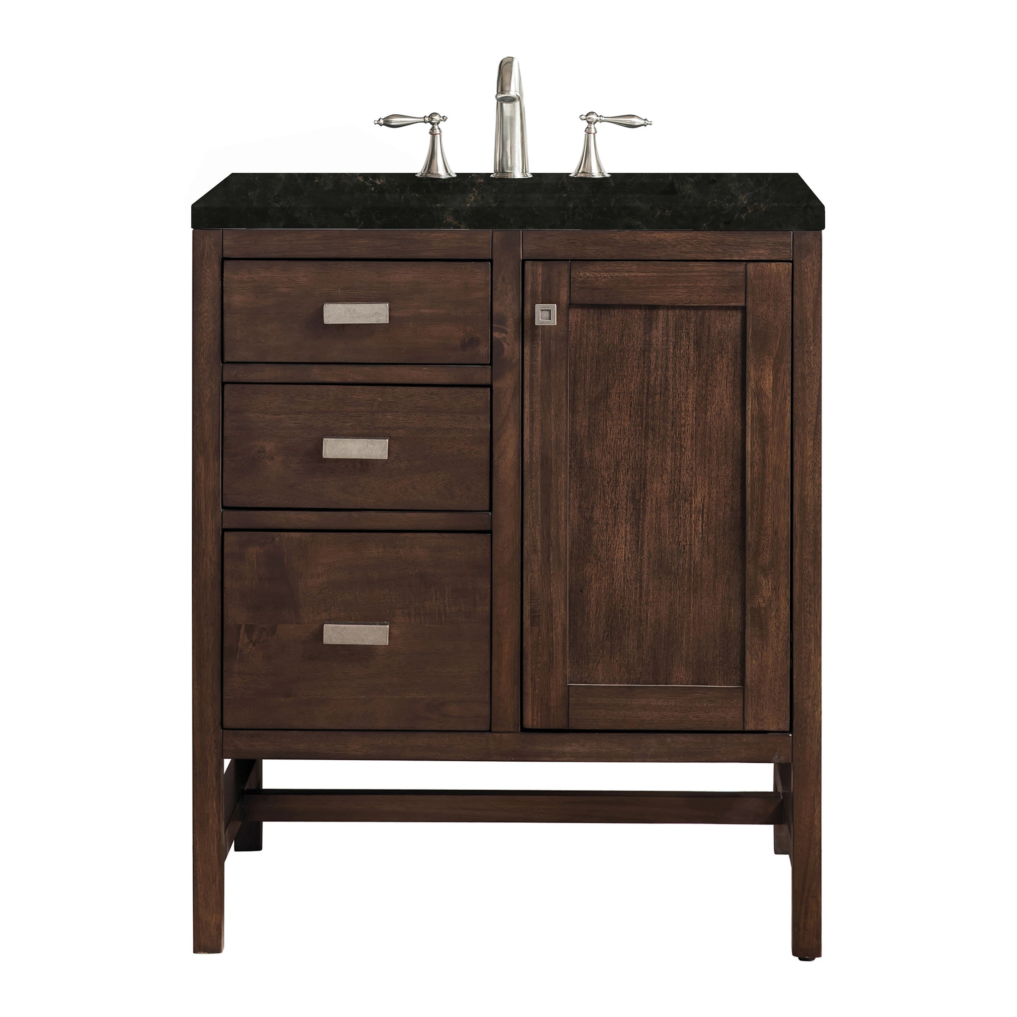 James Martin Addison 30" Single Bathroom Vanity, Mid-Century Acacia, view 29