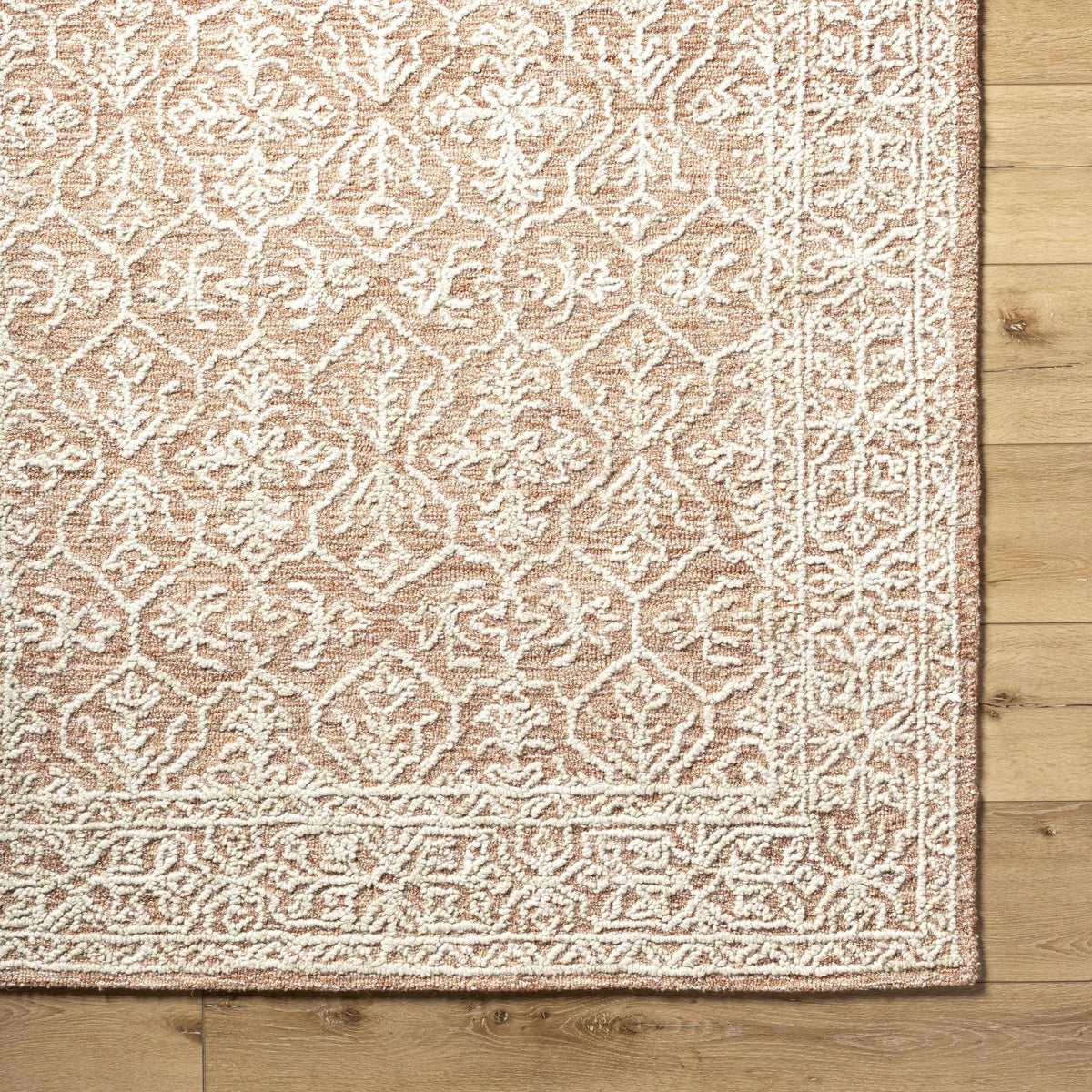 Yadid Brown Wool Area Rug, photo 5 of 6
